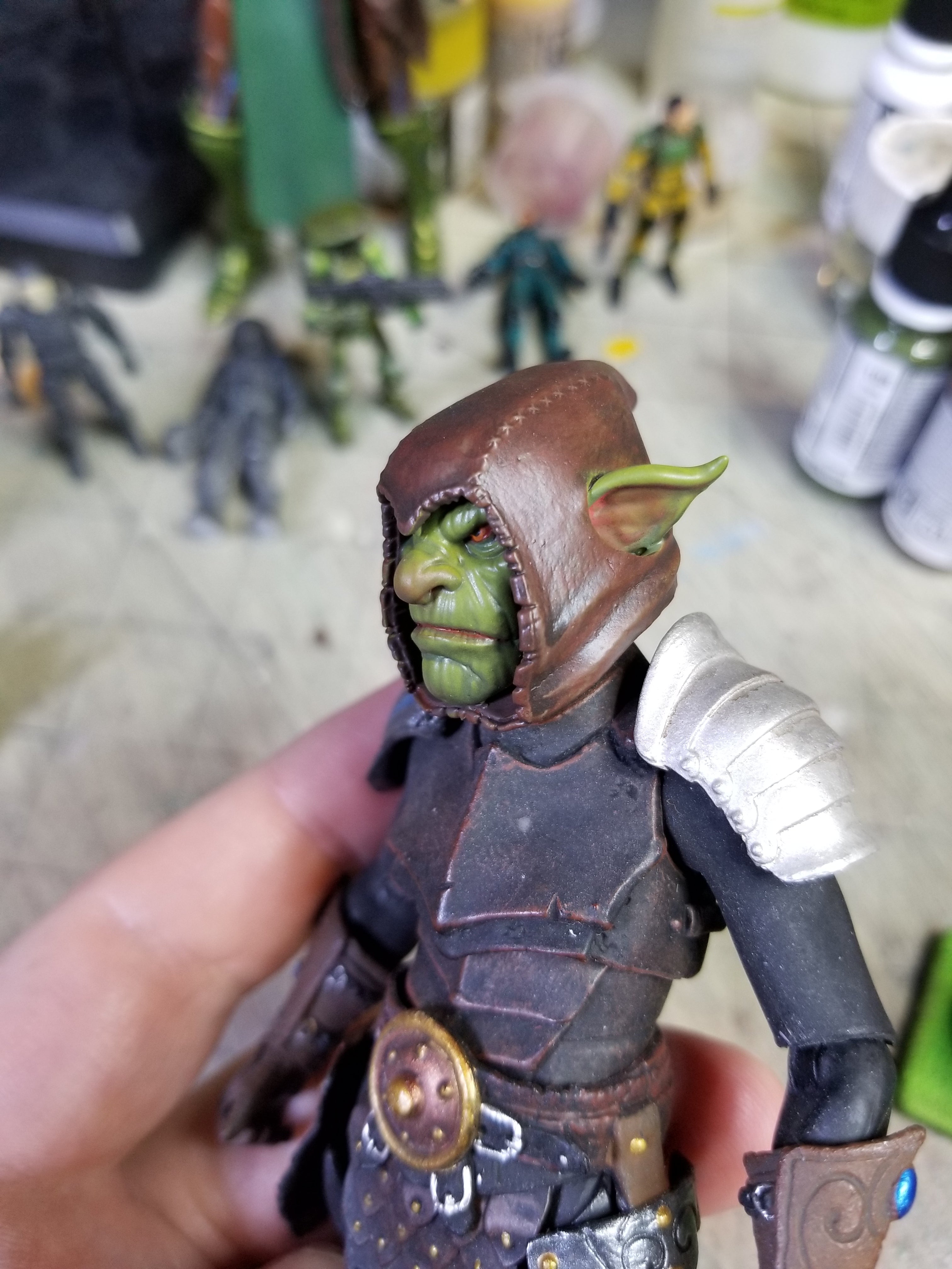 Hooded Goblin head for Legions