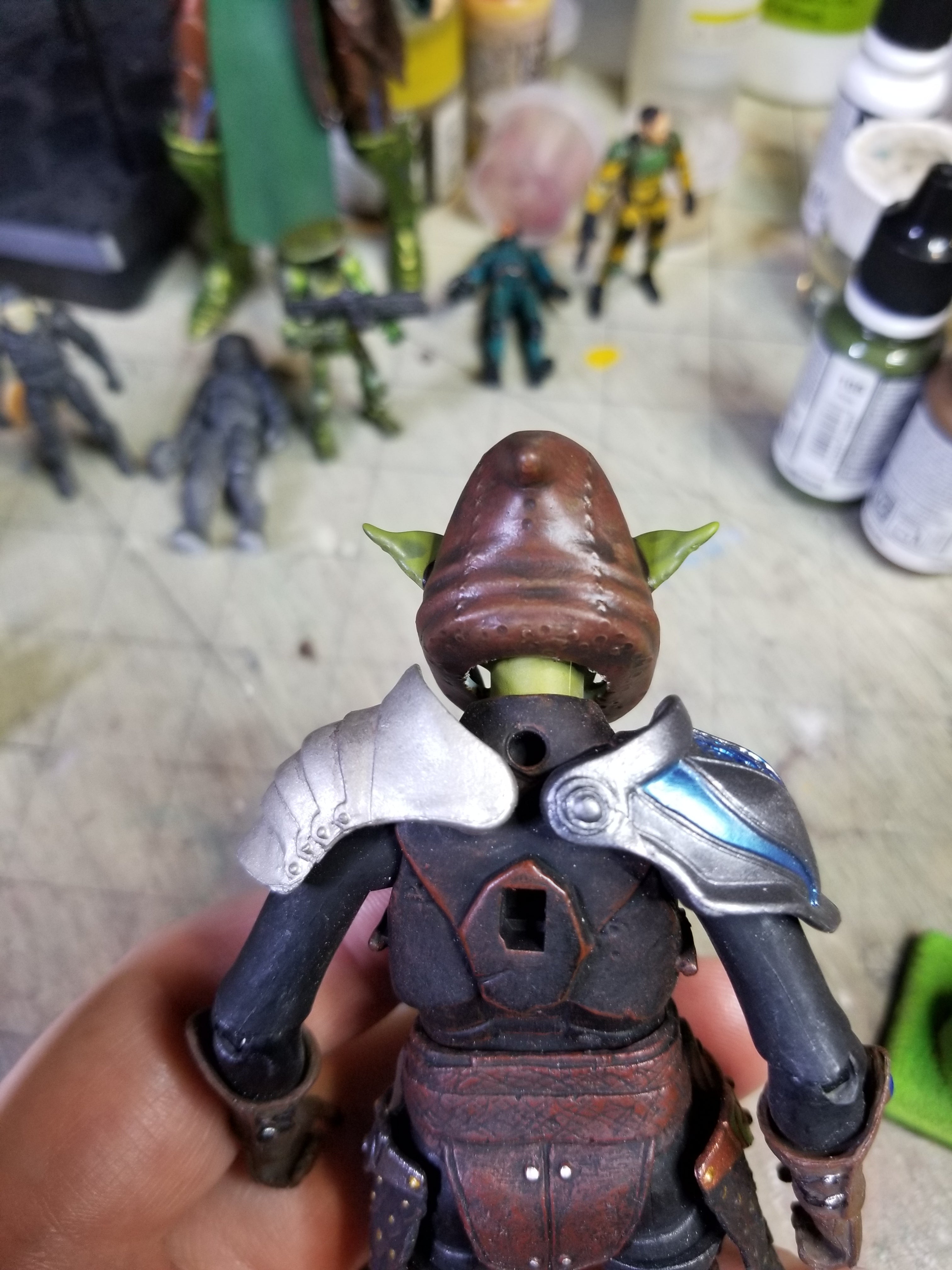 Hooded Goblin head for Legions
