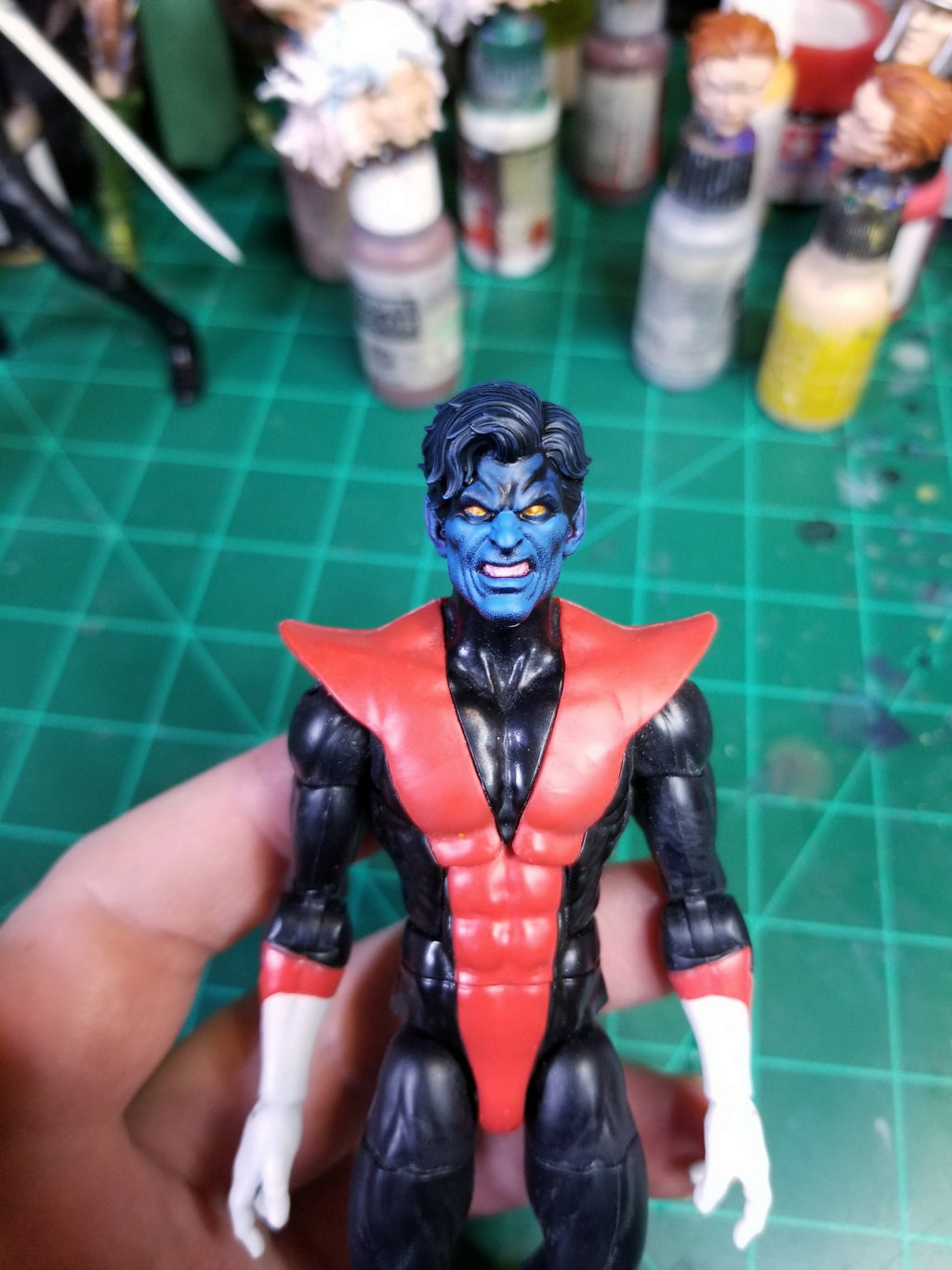 Angry Nightcrawler head for Legends