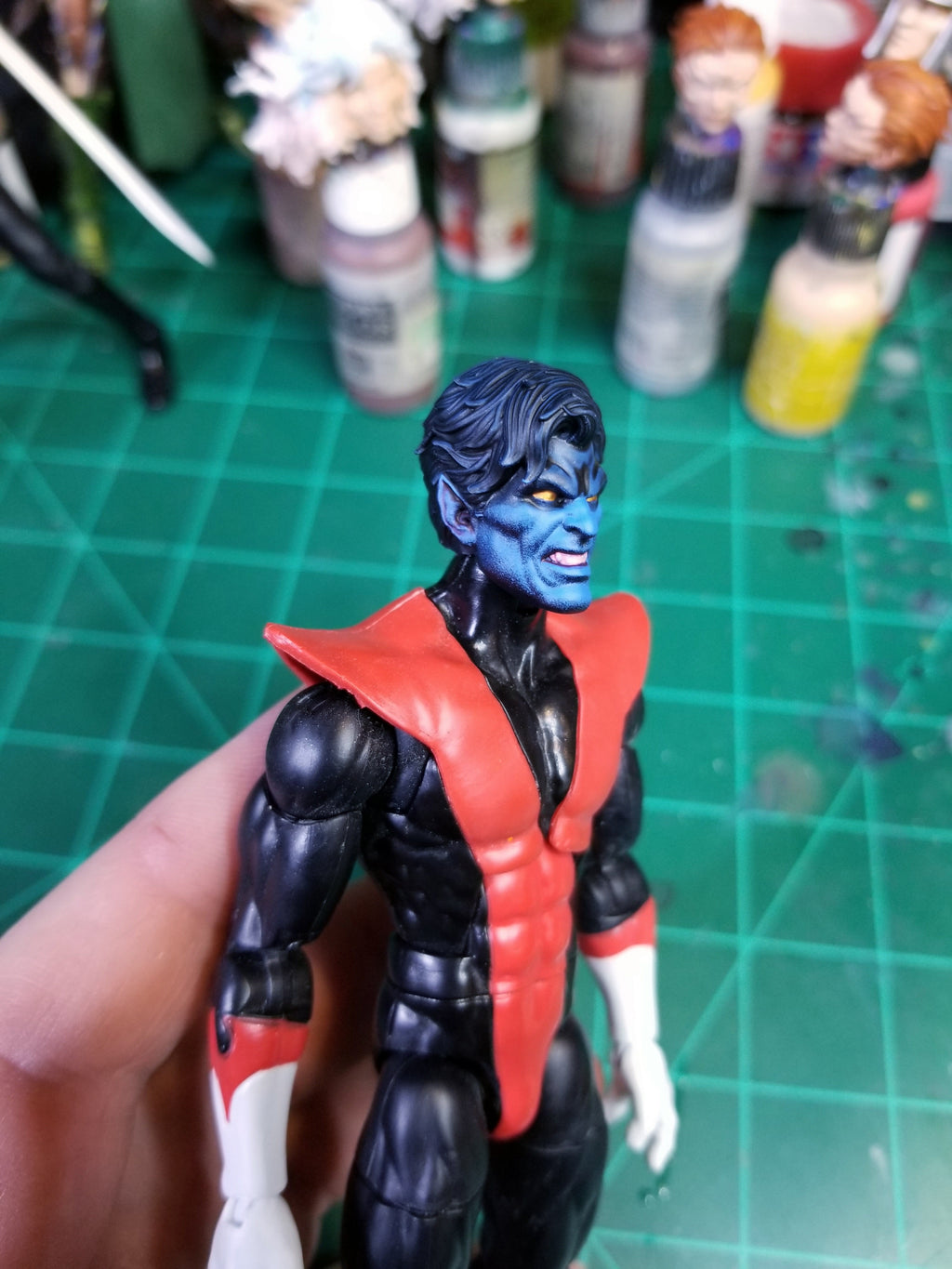 Angry Nightcrawler head for Legends