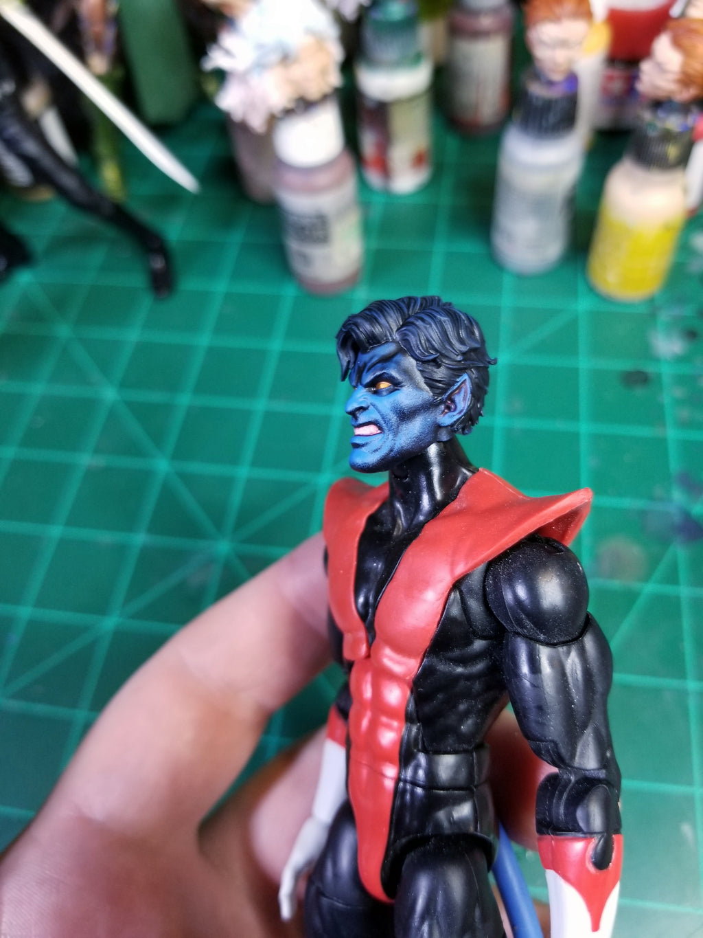Angry Nightcrawler head for Legends