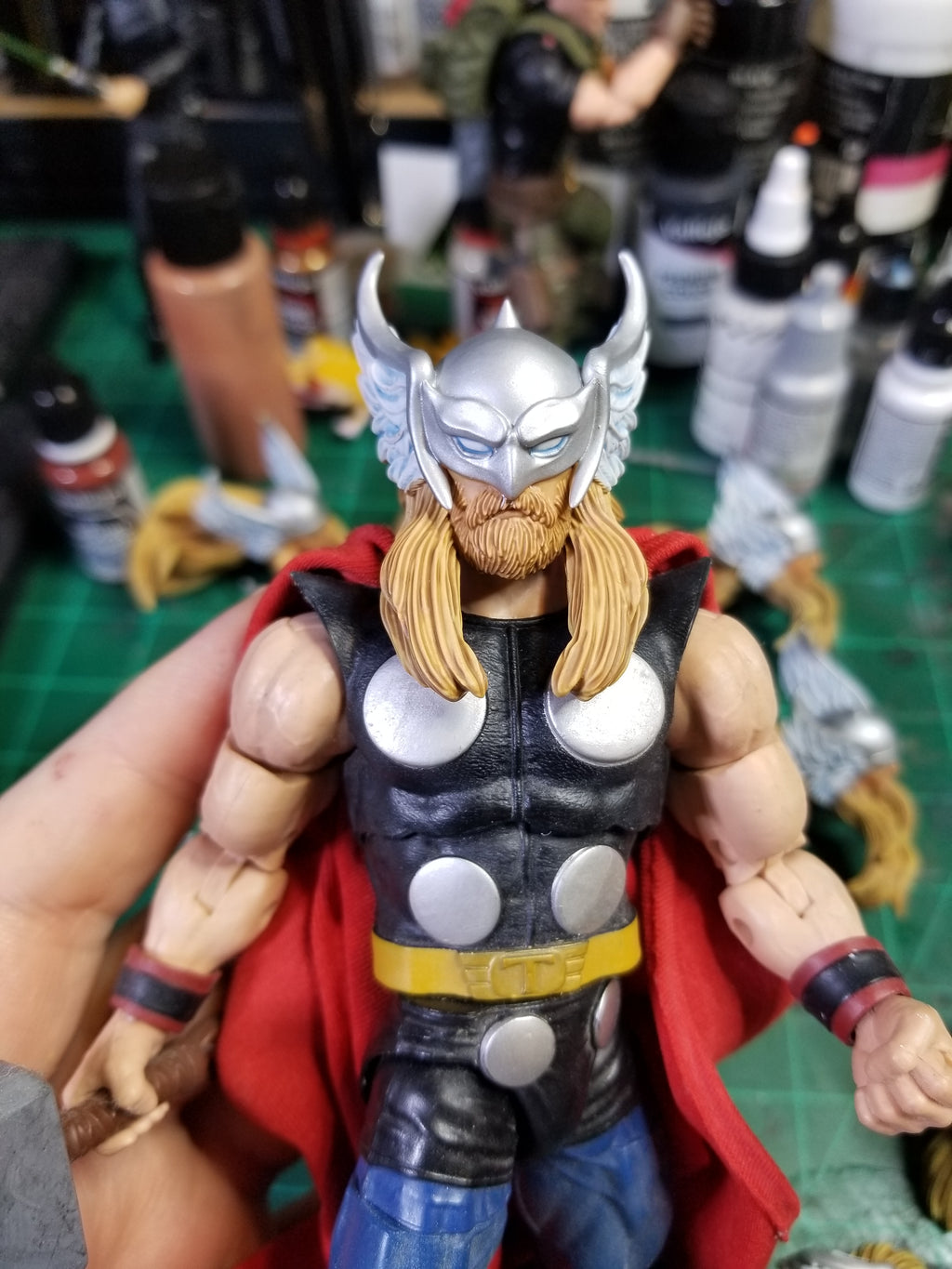 Bearded Thor head for Legends