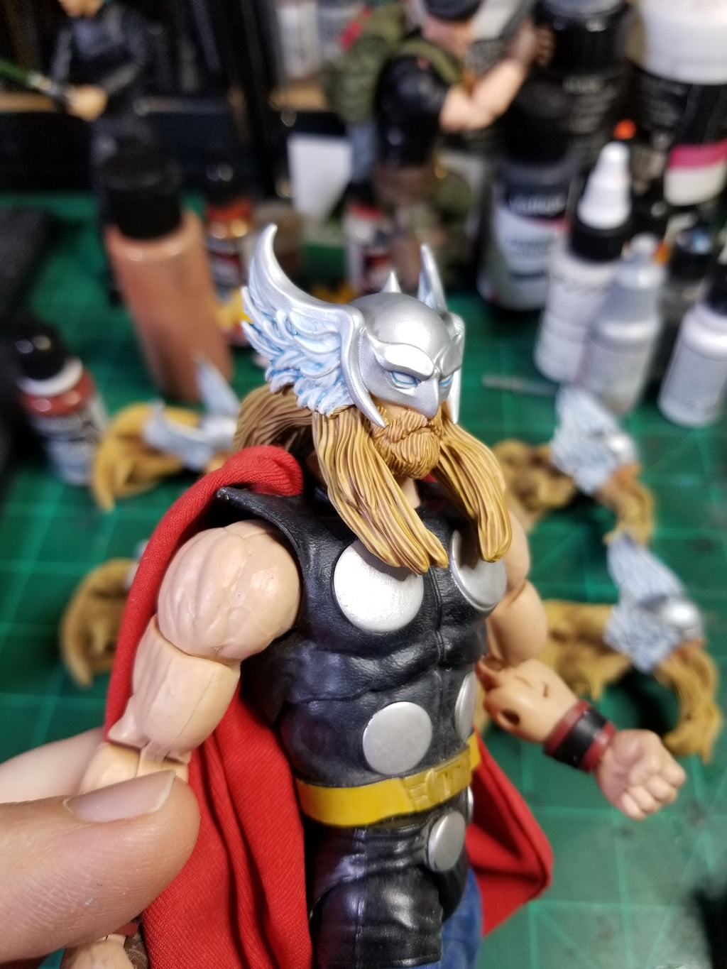 Bearded Thor head for Legends