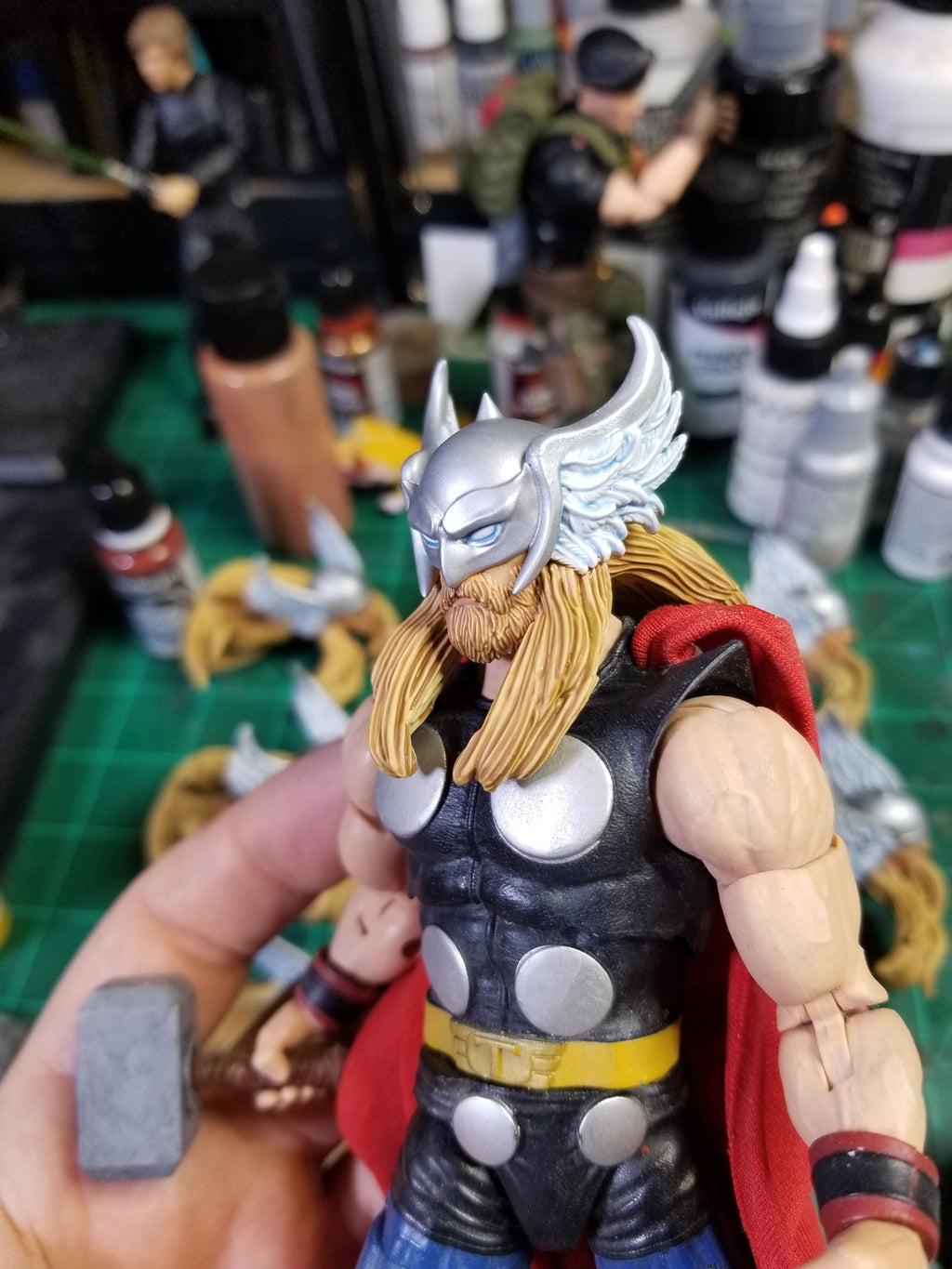 Bearded Thor head for Legends