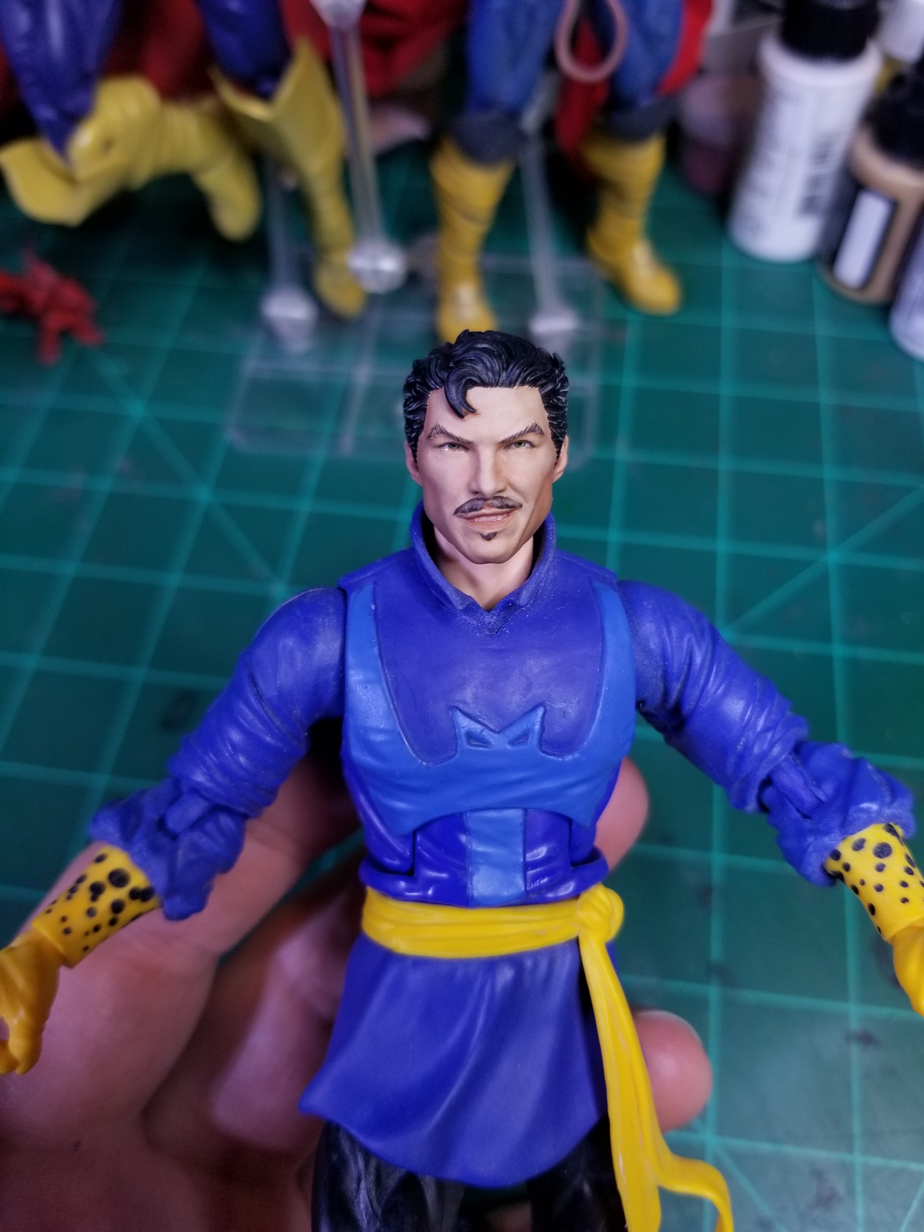 Smiling Dr Strange head for Legends