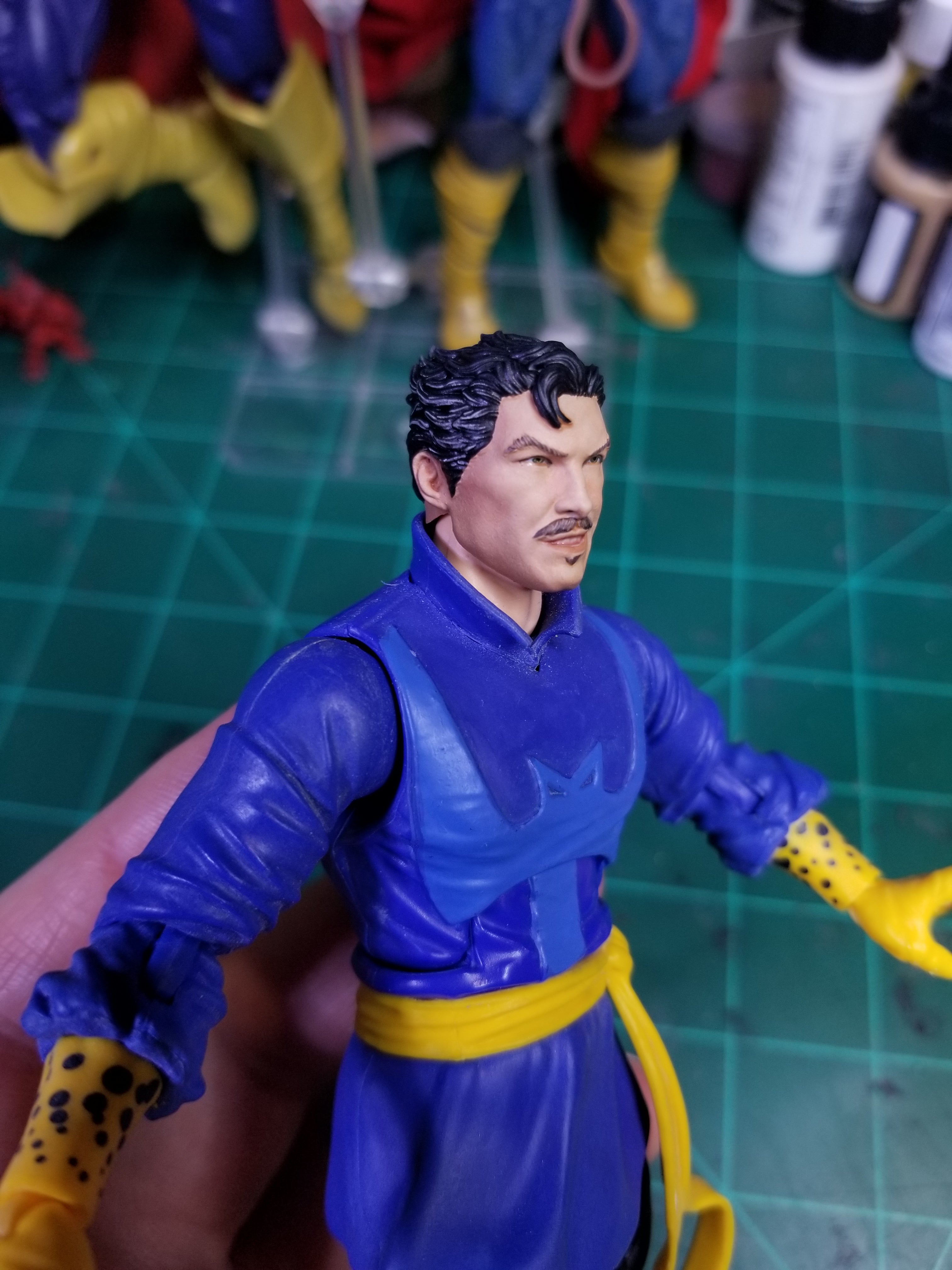 Smiling Dr Strange head for Legends