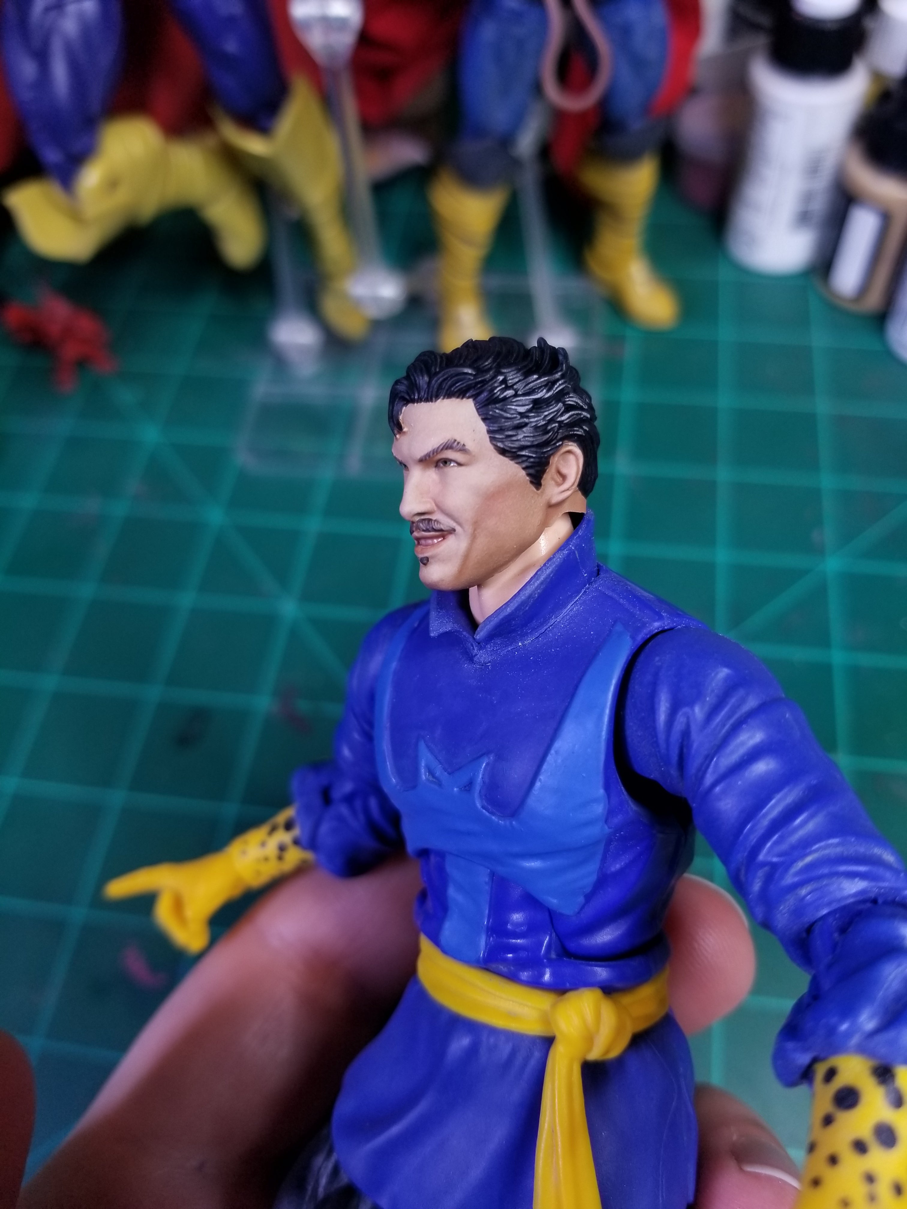 Smiling Dr Strange head for Legends
