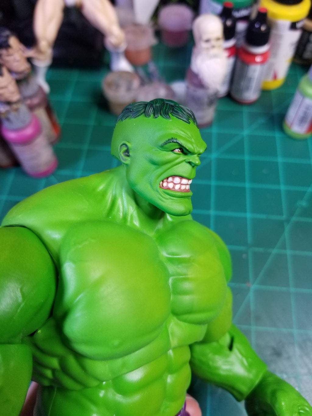 Angry Hulk head for Legends