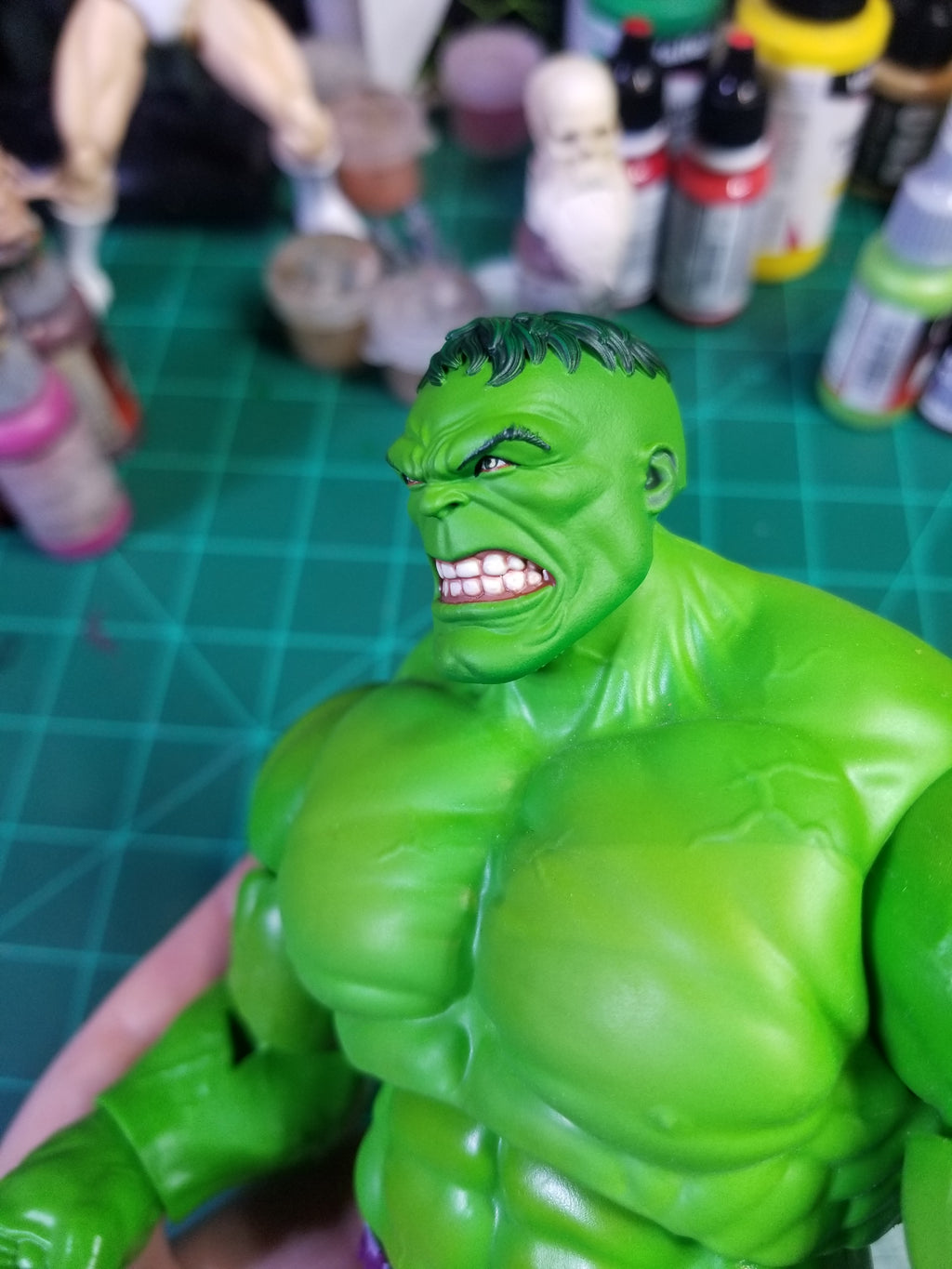Angry Hulk head for Legends