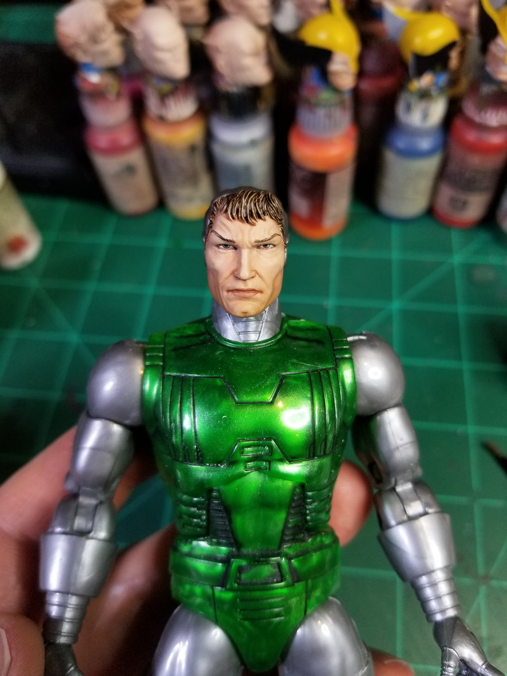 Doom half mask head fitted for Legends