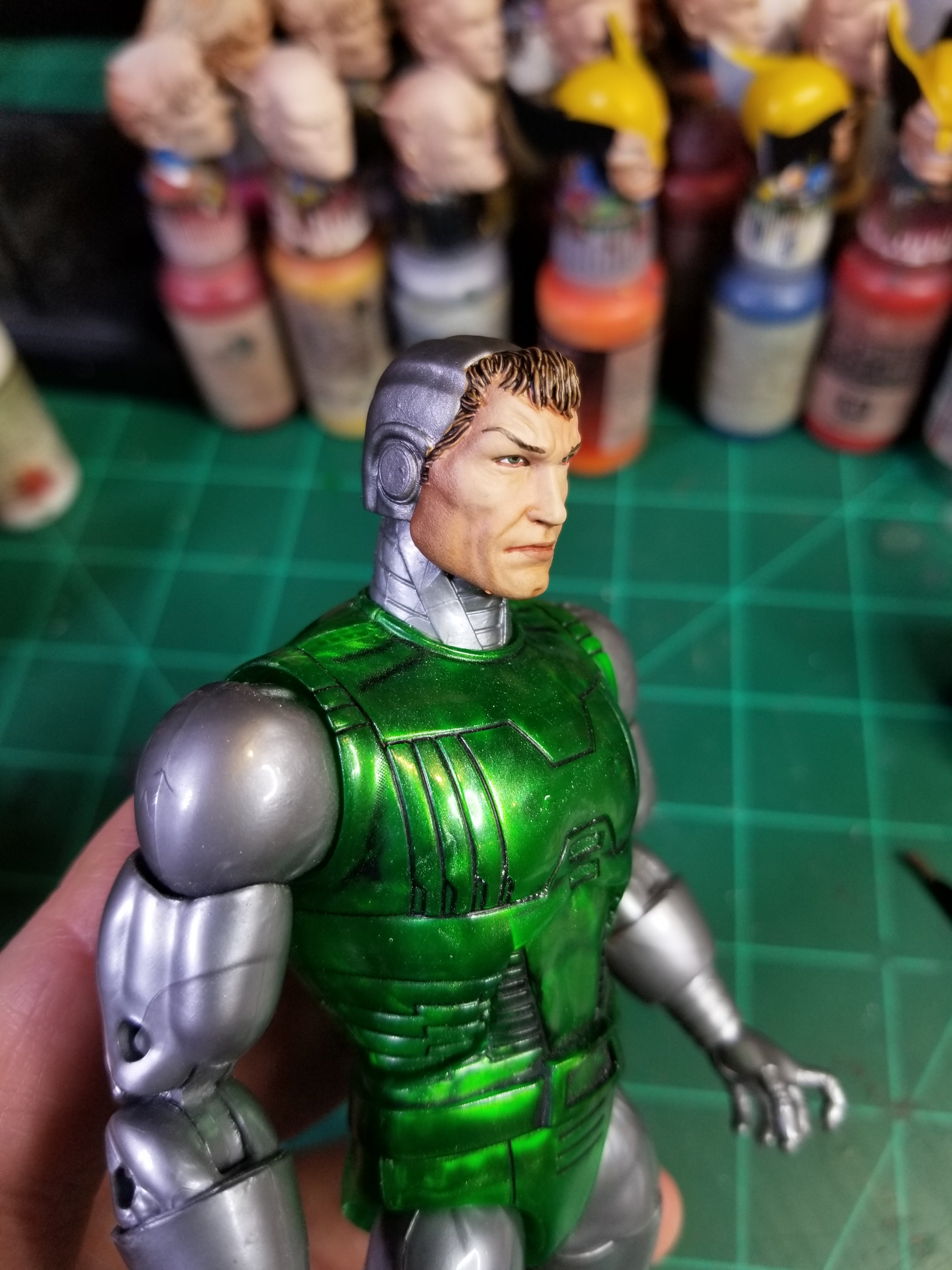 Doom half mask head fitted for Legends