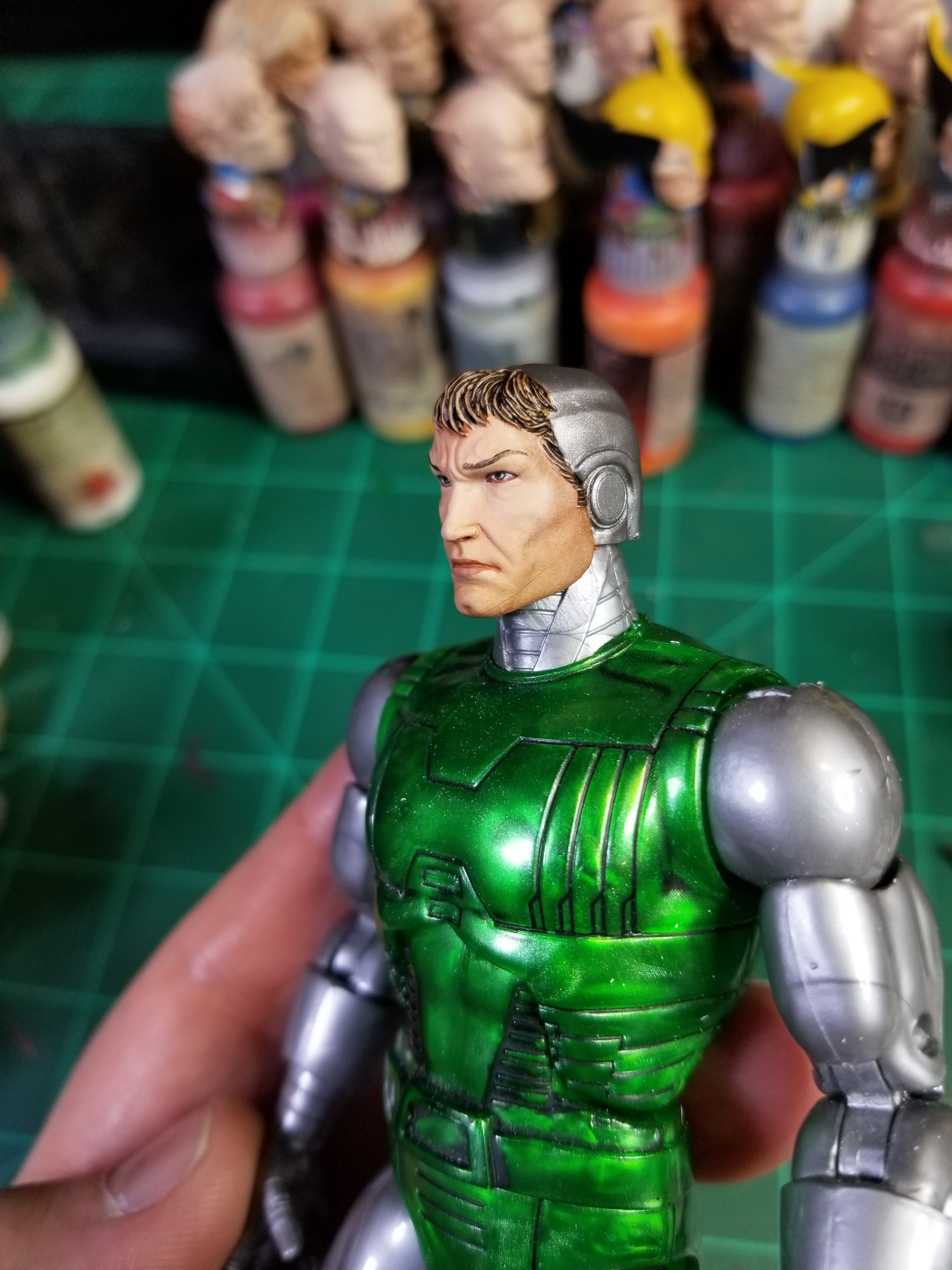 Doom half mask head fitted for Legends
