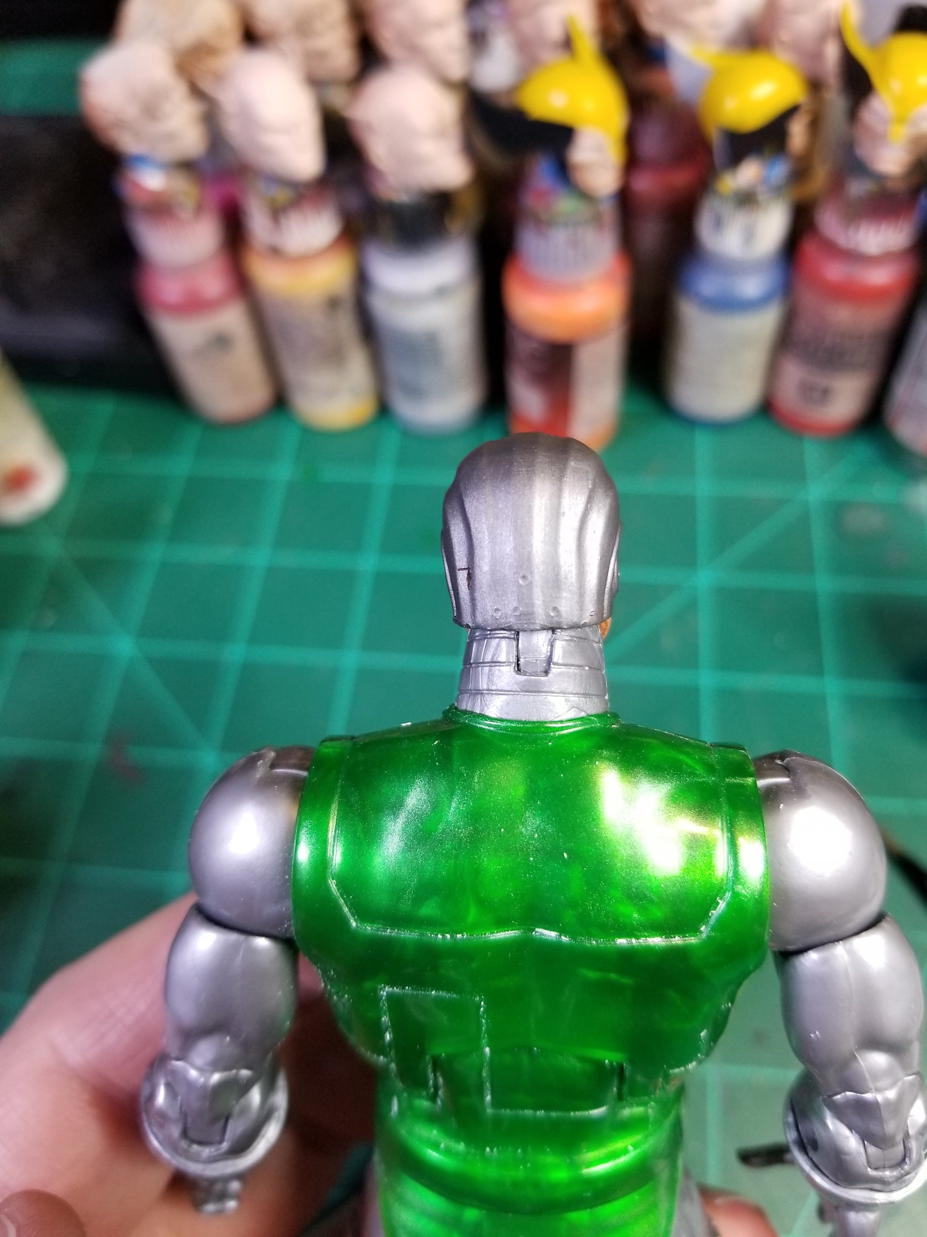 Doom half mask head fitted for Legends