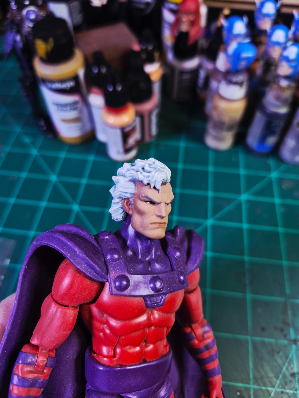 Jim Lee Magneto head for Legends