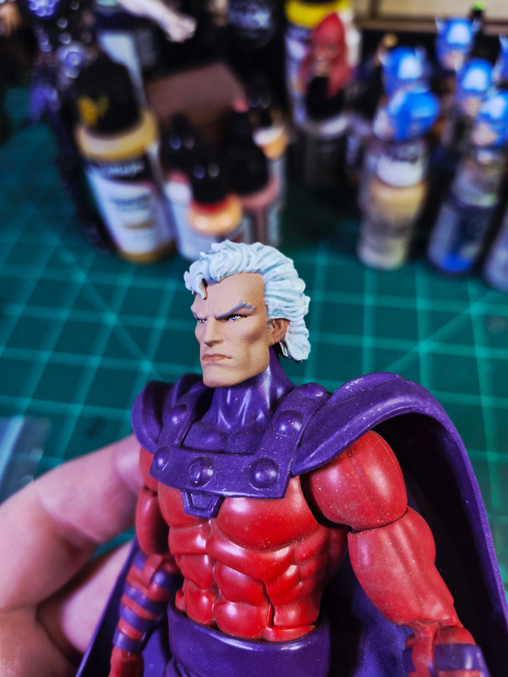 Jim Lee Magneto head for Legends