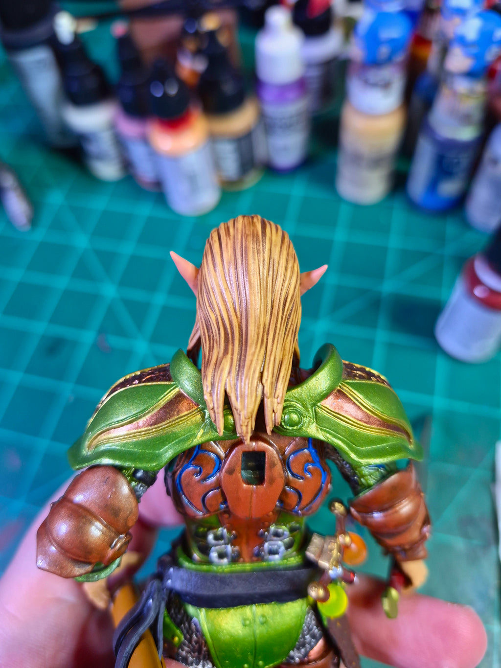 Blonde Elf head for Legions
