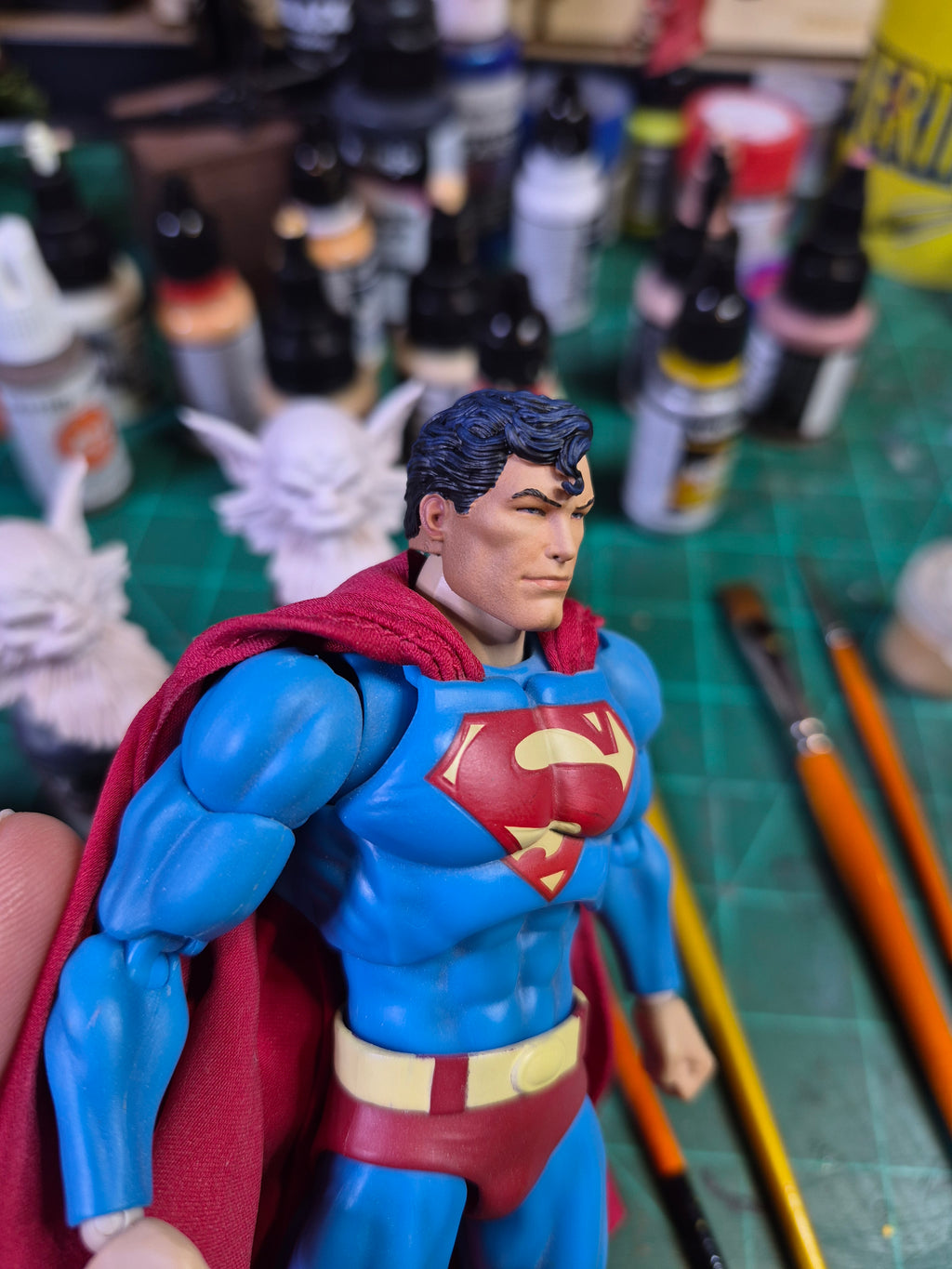 Classic Superman head for MAFEX