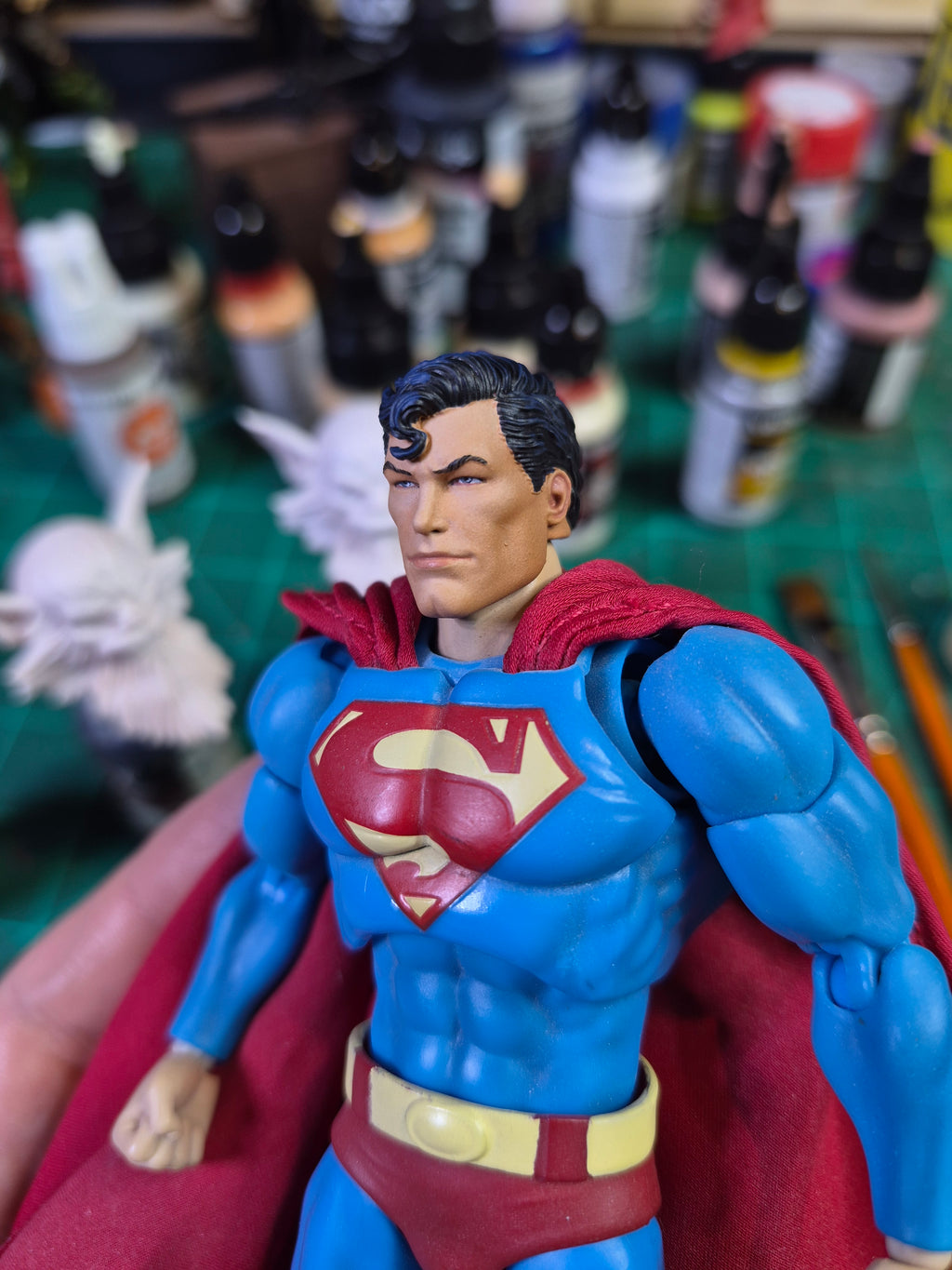 Classic Superman head for MAFEX