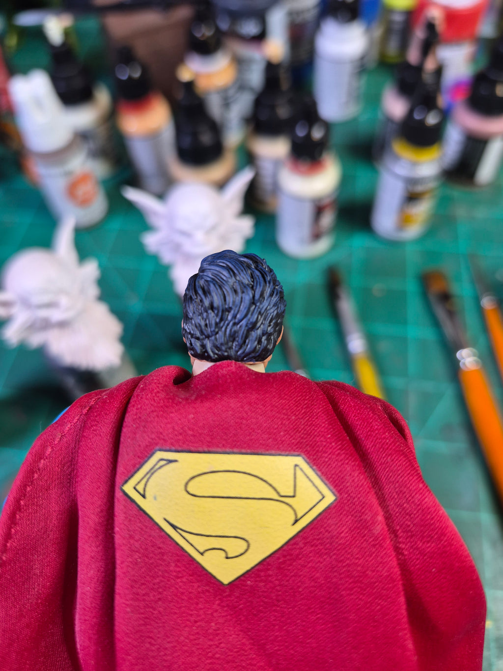 Classic Superman head for MAFEX