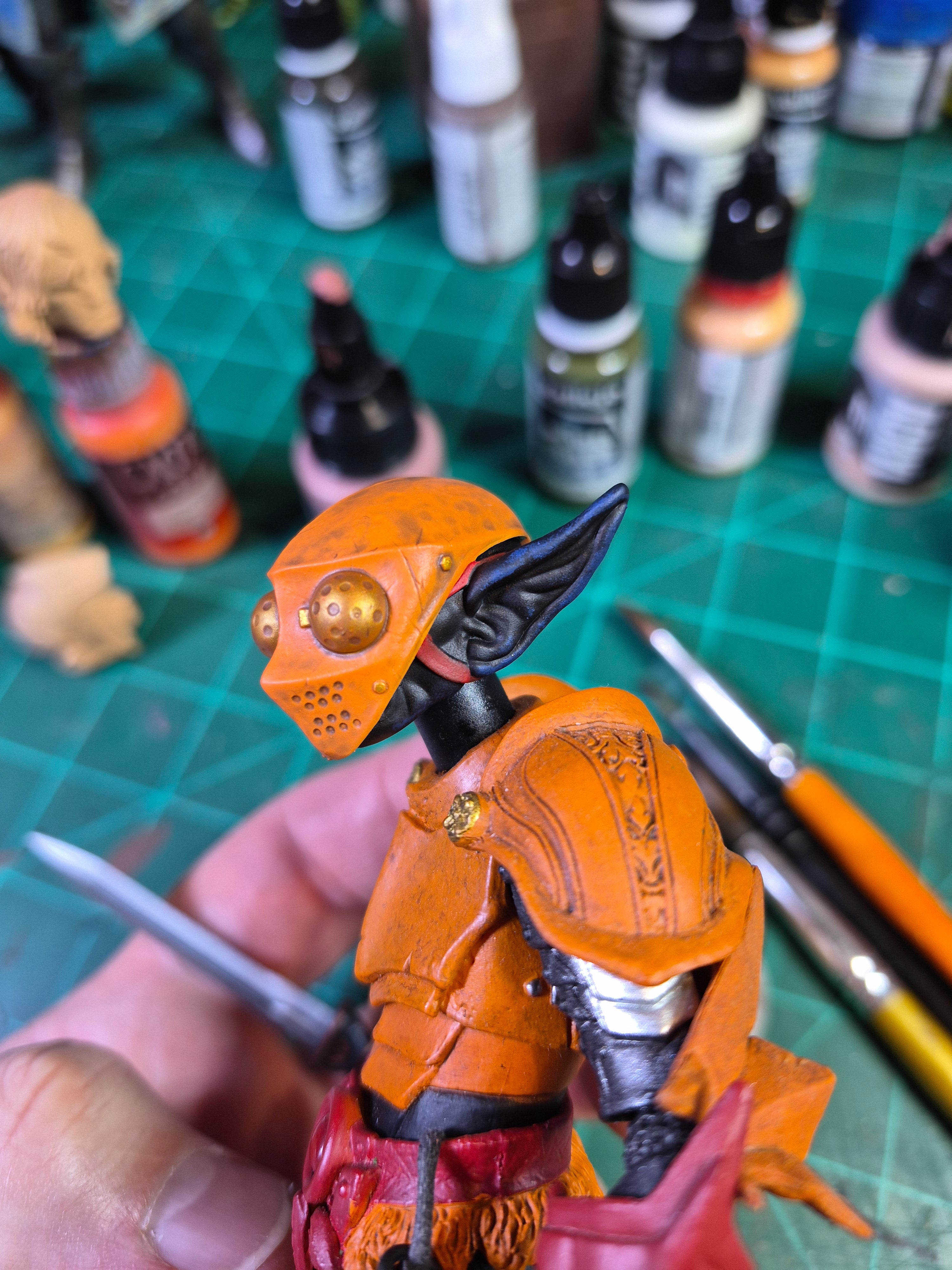 Bug Helm Goblin head for Legions