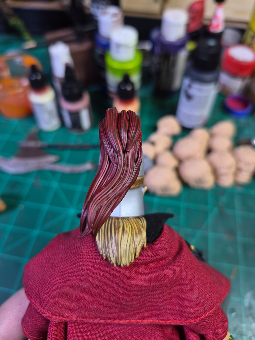 Helmeted Corum head for Legions
