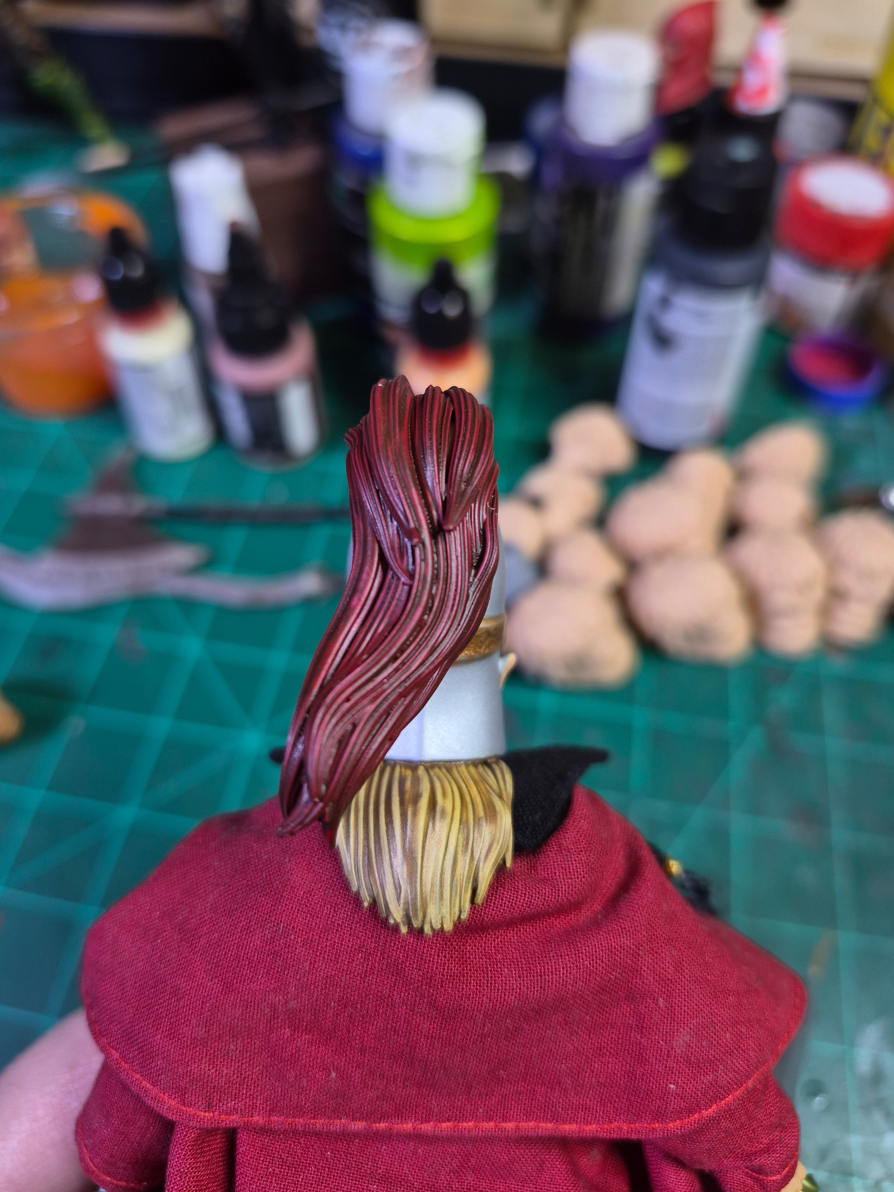 Helmeted Corum head for Legions