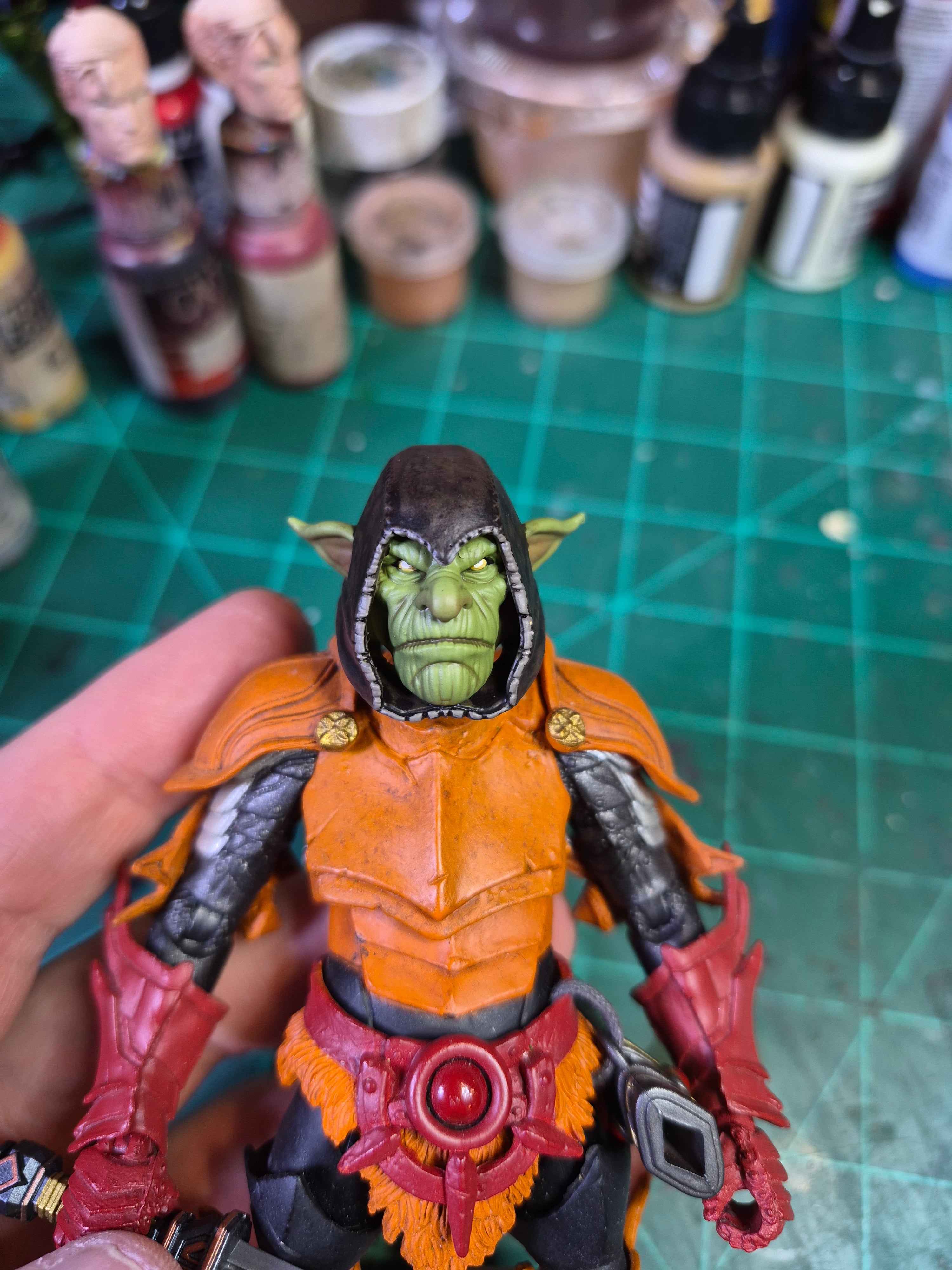 Hooded Goblin head for Legions