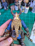 Blonde Horned Helmet Dwarf head for Legions