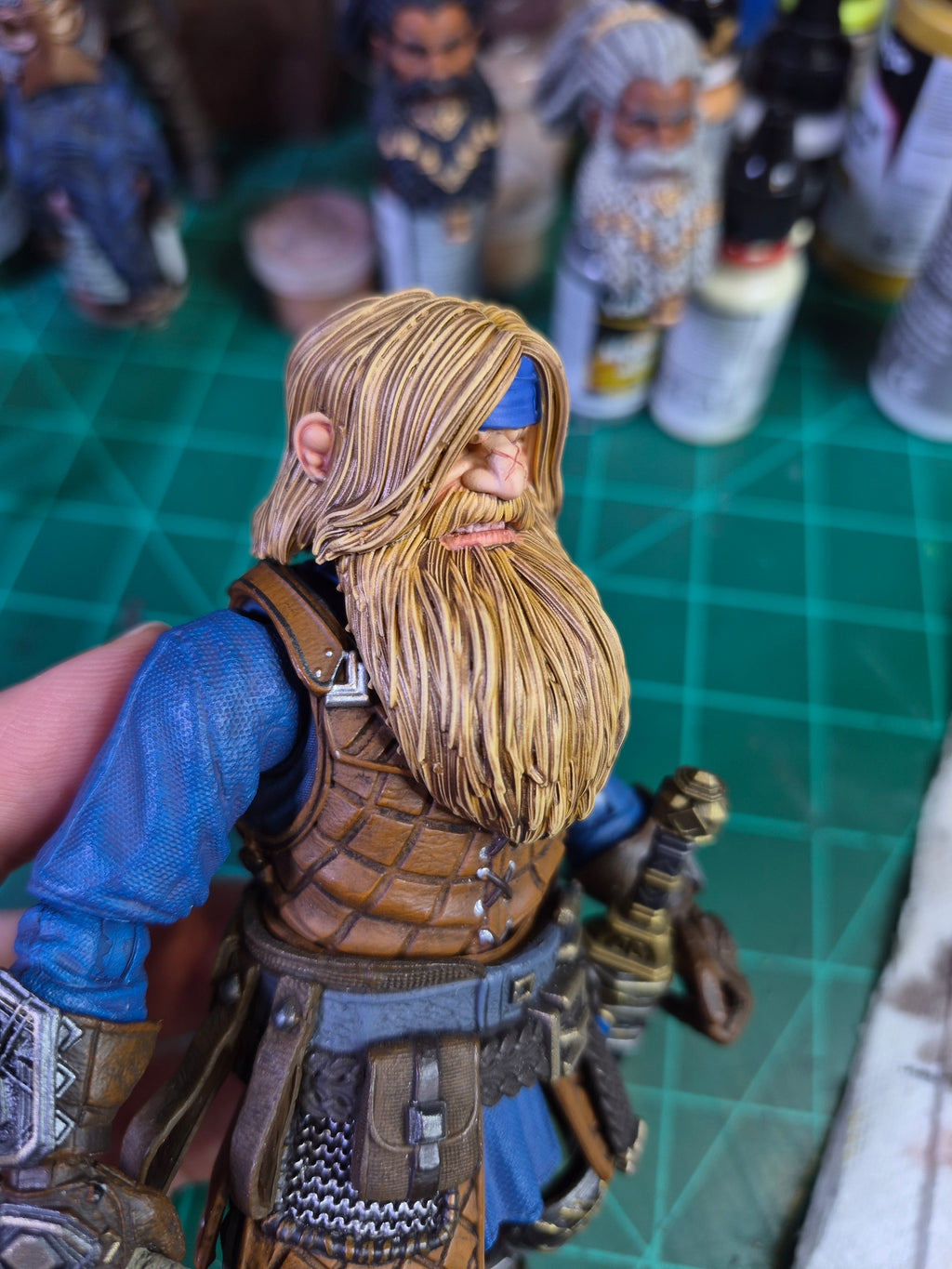 Blonde Dwarf head for Legions
