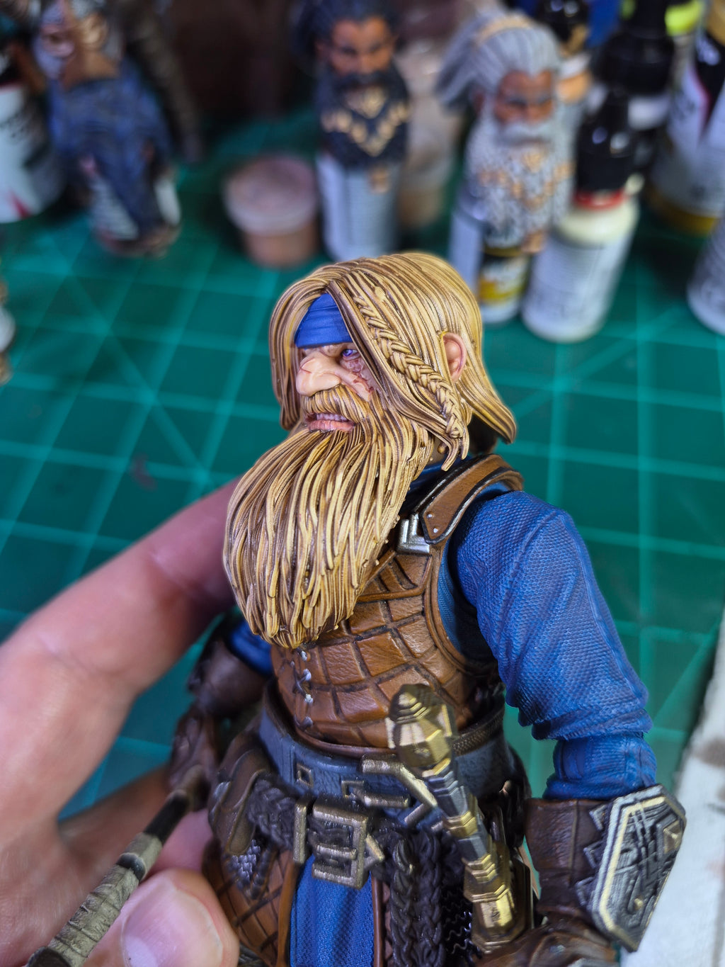 Blonde Dwarf head for Legions