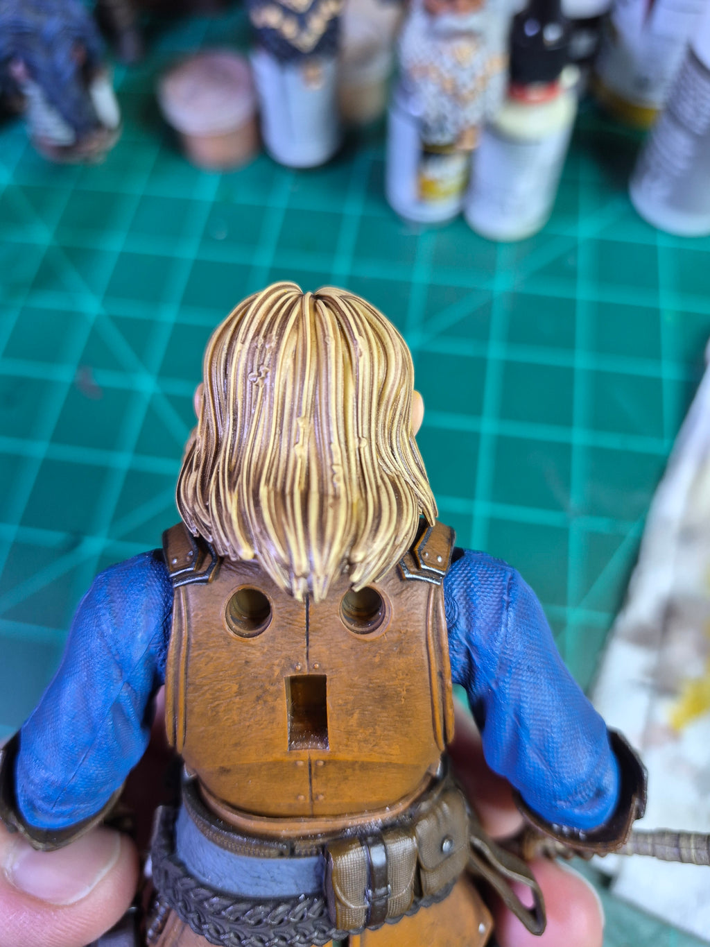 Blonde Dwarf head for Legions