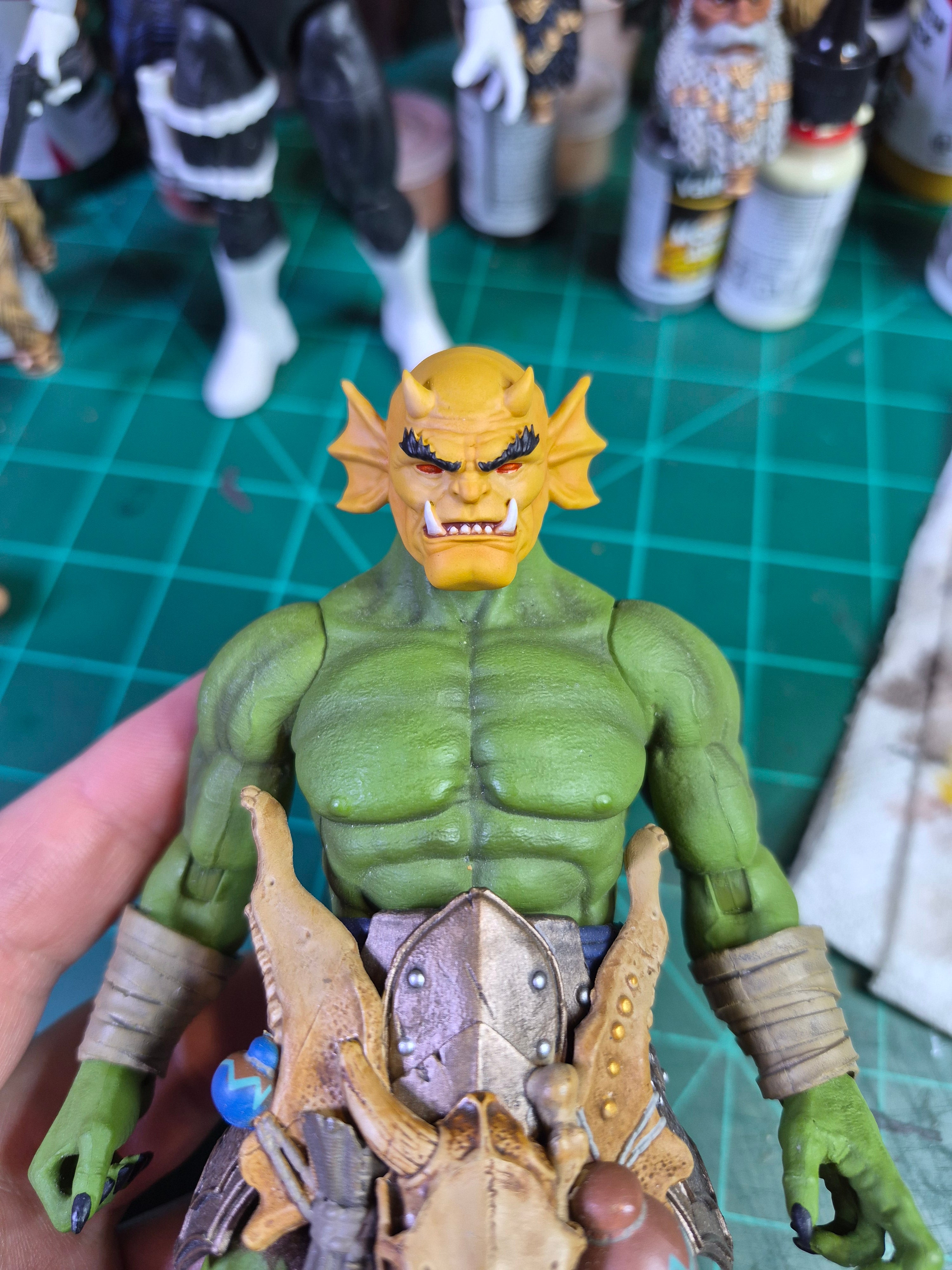 Etrigan head for Legions Brute with open socet