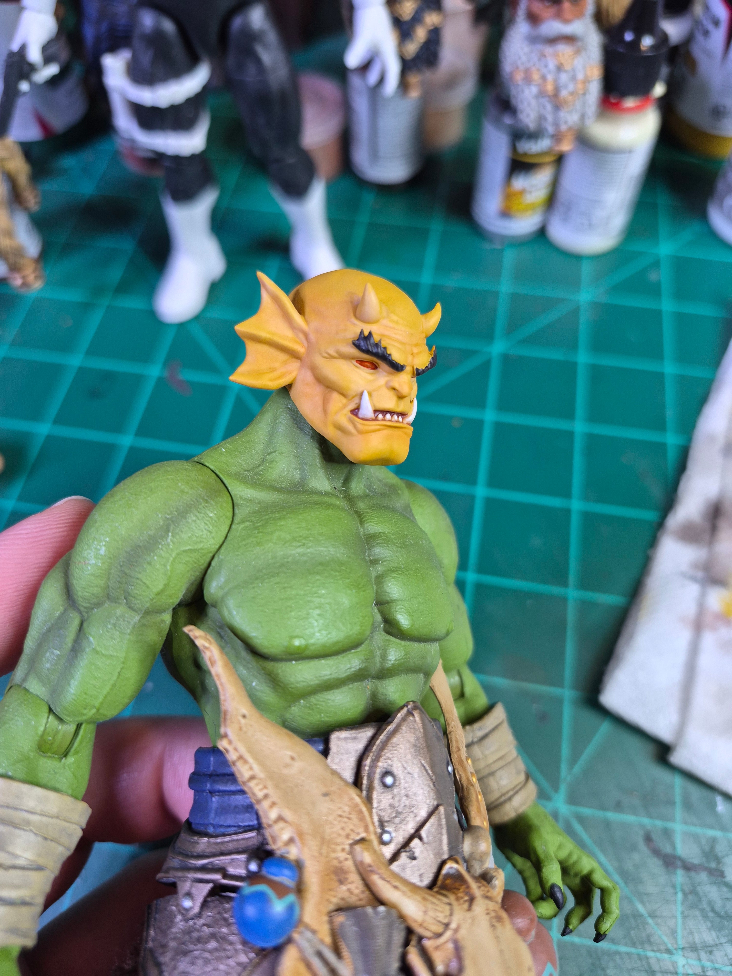 Etrigan head for Legions Brute with open socet