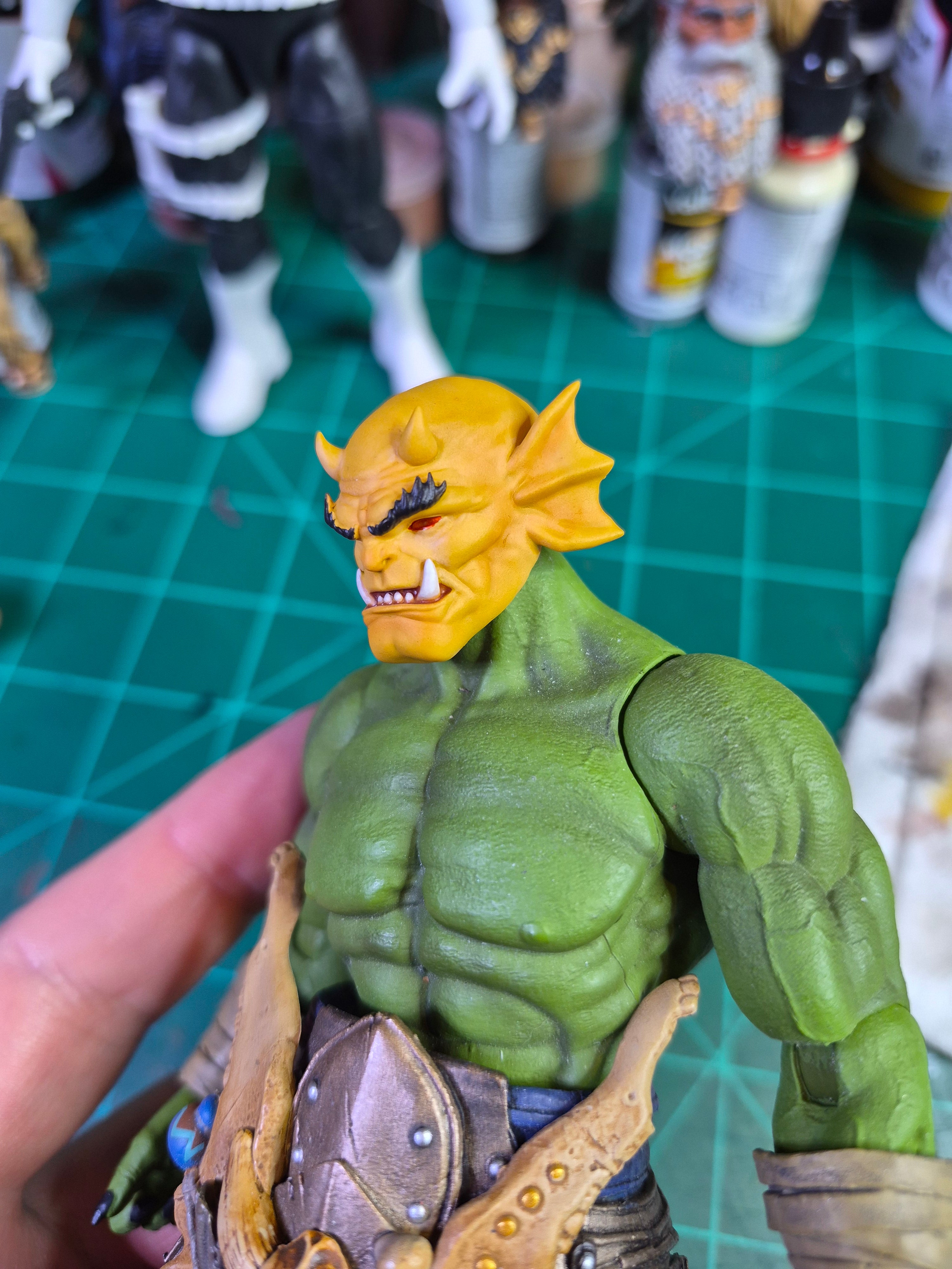 Etrigan head for Legions Brute with open socet