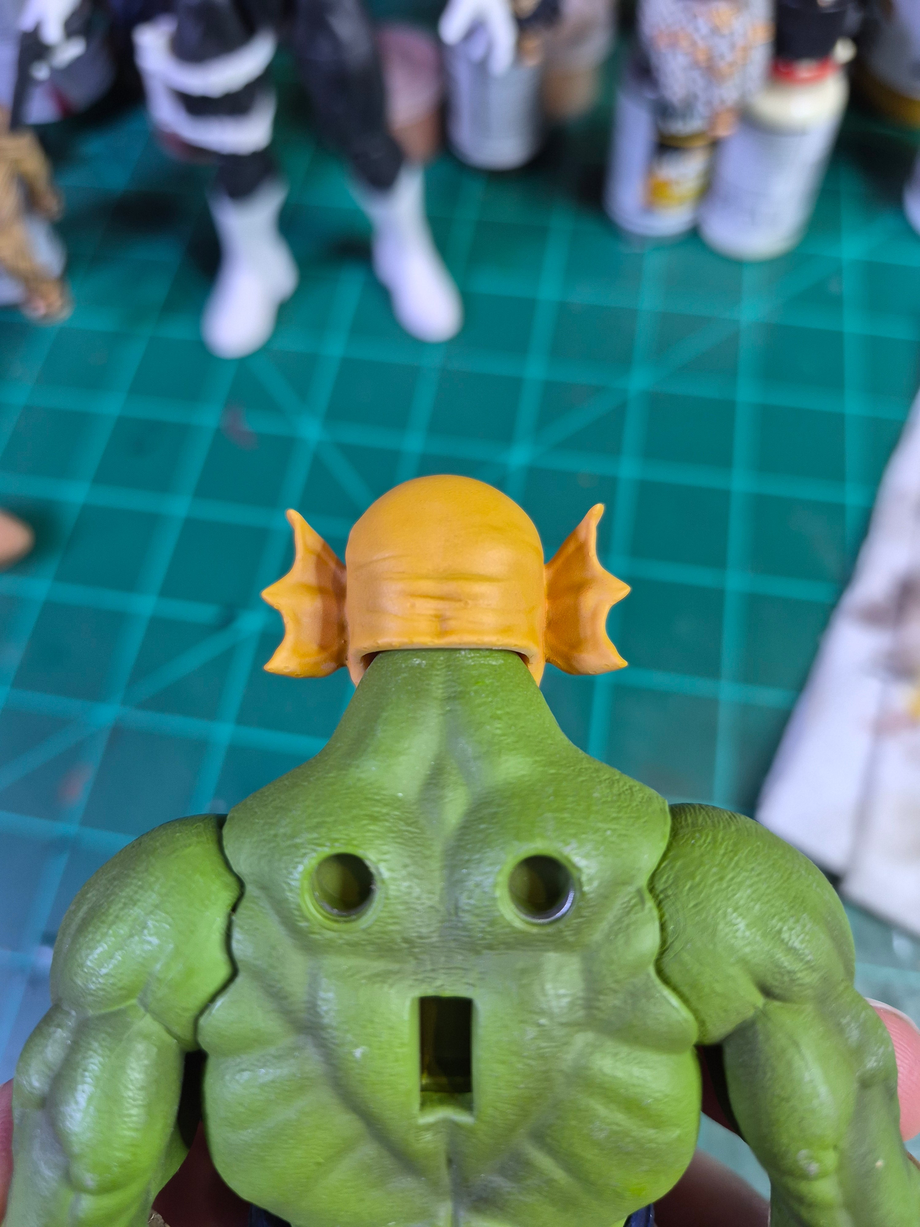Etrigan head for Legions Brute with open socet