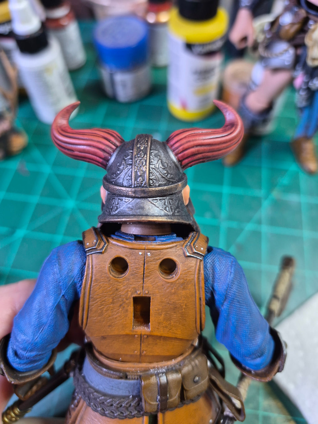 Dwarf Dragonslayer brownbeard head for Legions