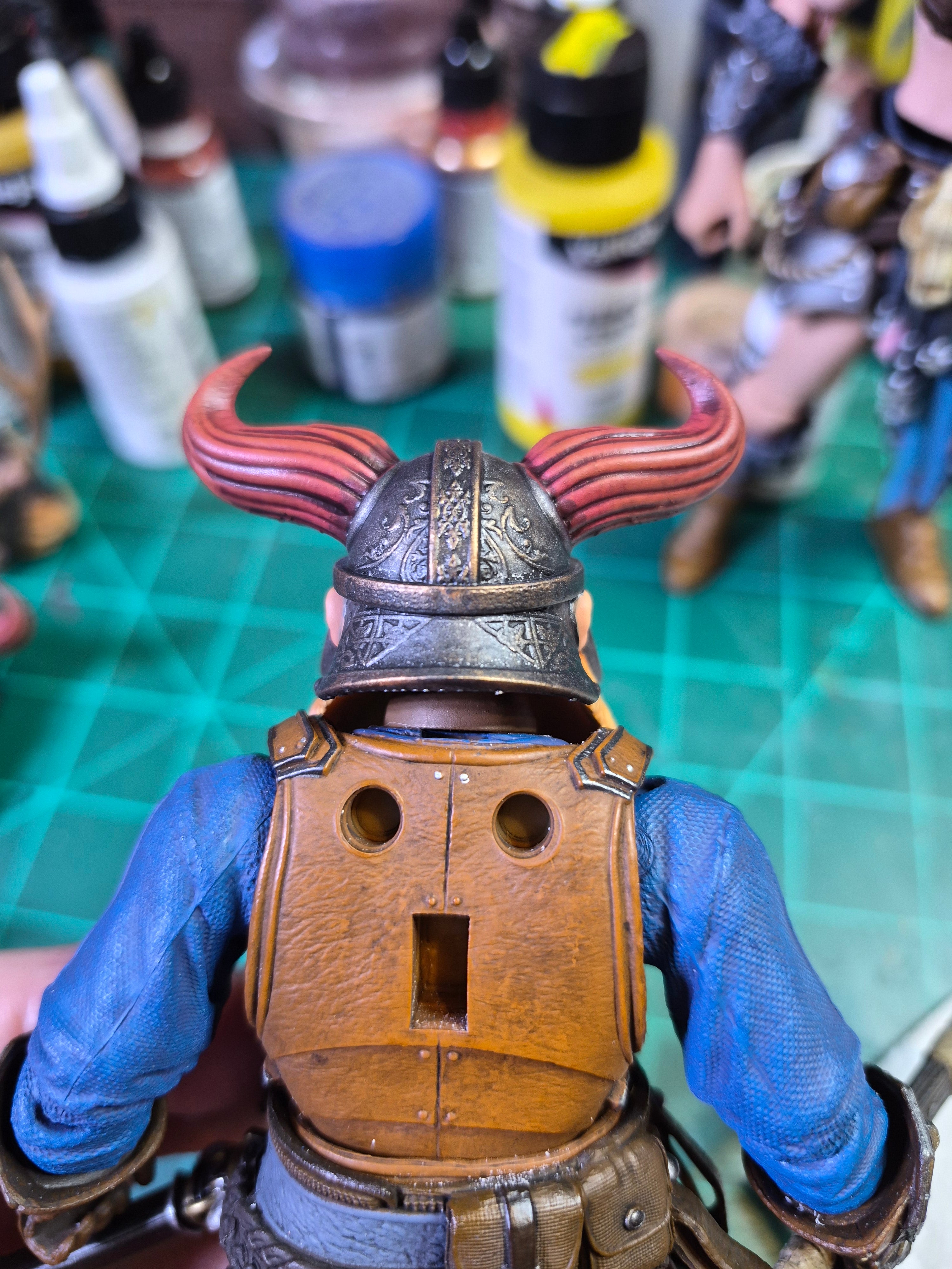 Dwarf Dragonslayer blondebeard head for Legions