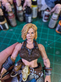 Blonde Barbarian Elf head for V1 Legions