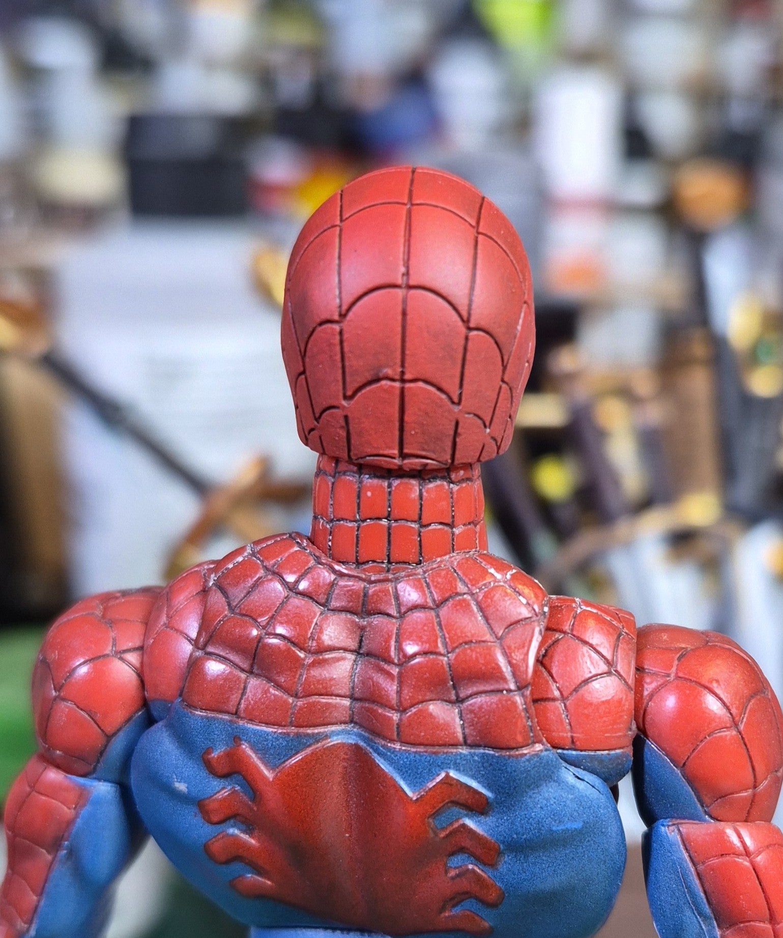 Serious Spidey head for MAFEX