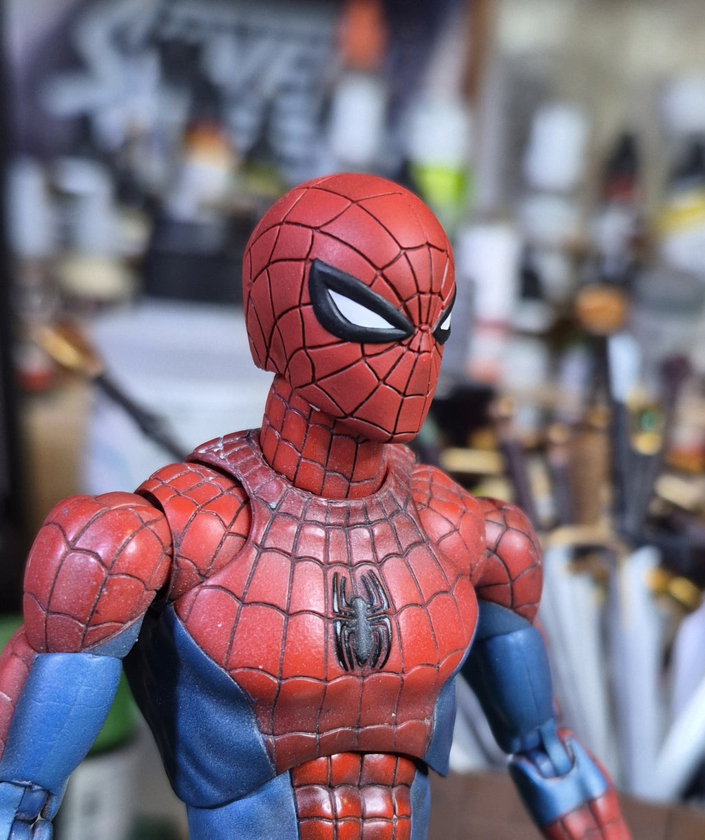 Serious Spidey head for MAFEX