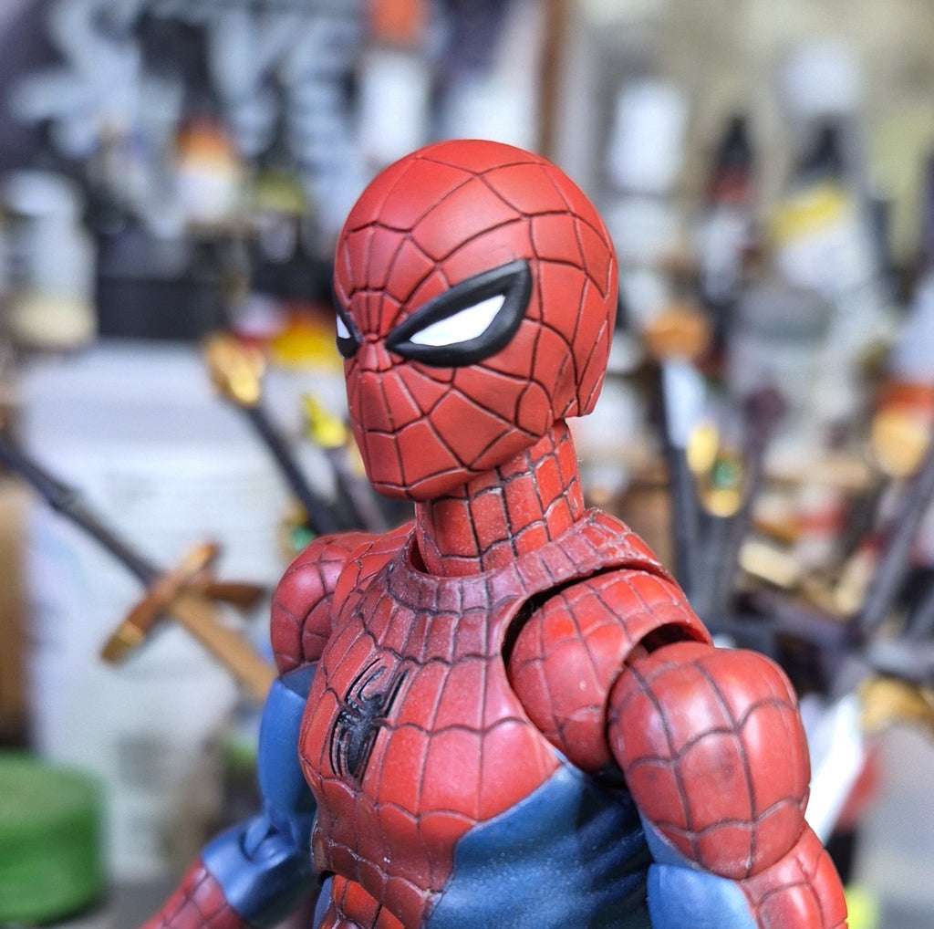 Serious Spidey head for MAFEX