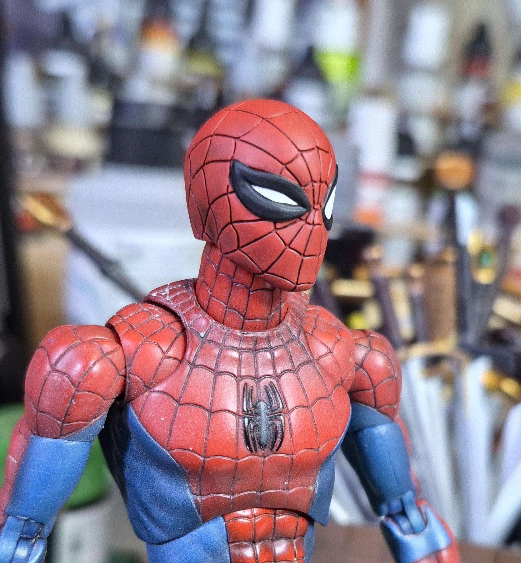 Squinty Eye Spidey head for MAFEX