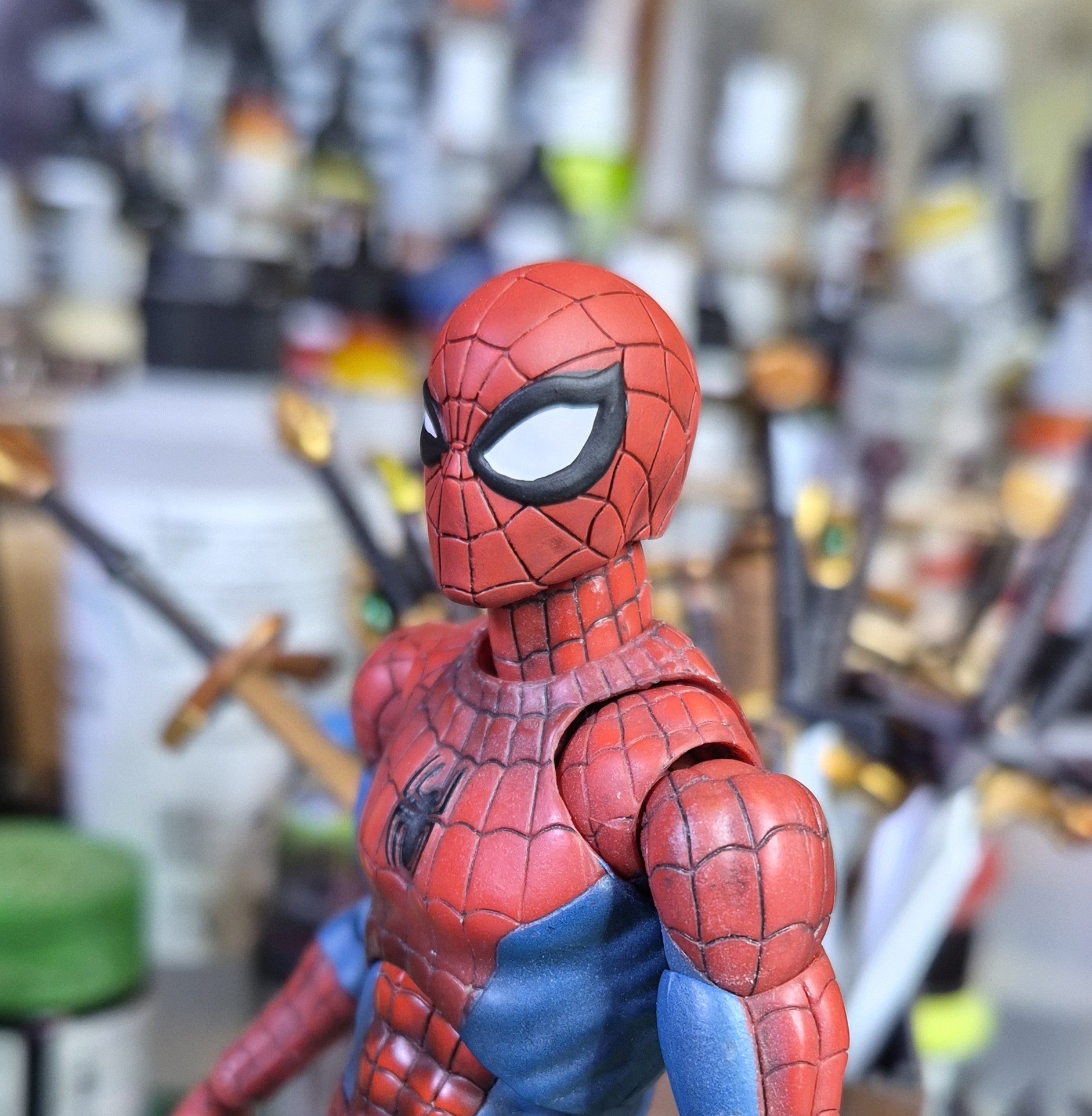 Squinty Eye Spidey head for MAFEX