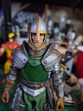 Black Haired Human Veteran head With Helmet for Legions
