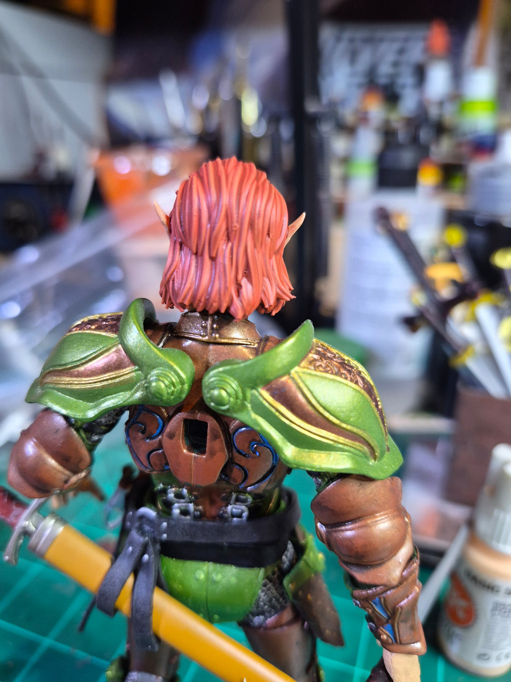 Redhead Male Elf Head for Legions