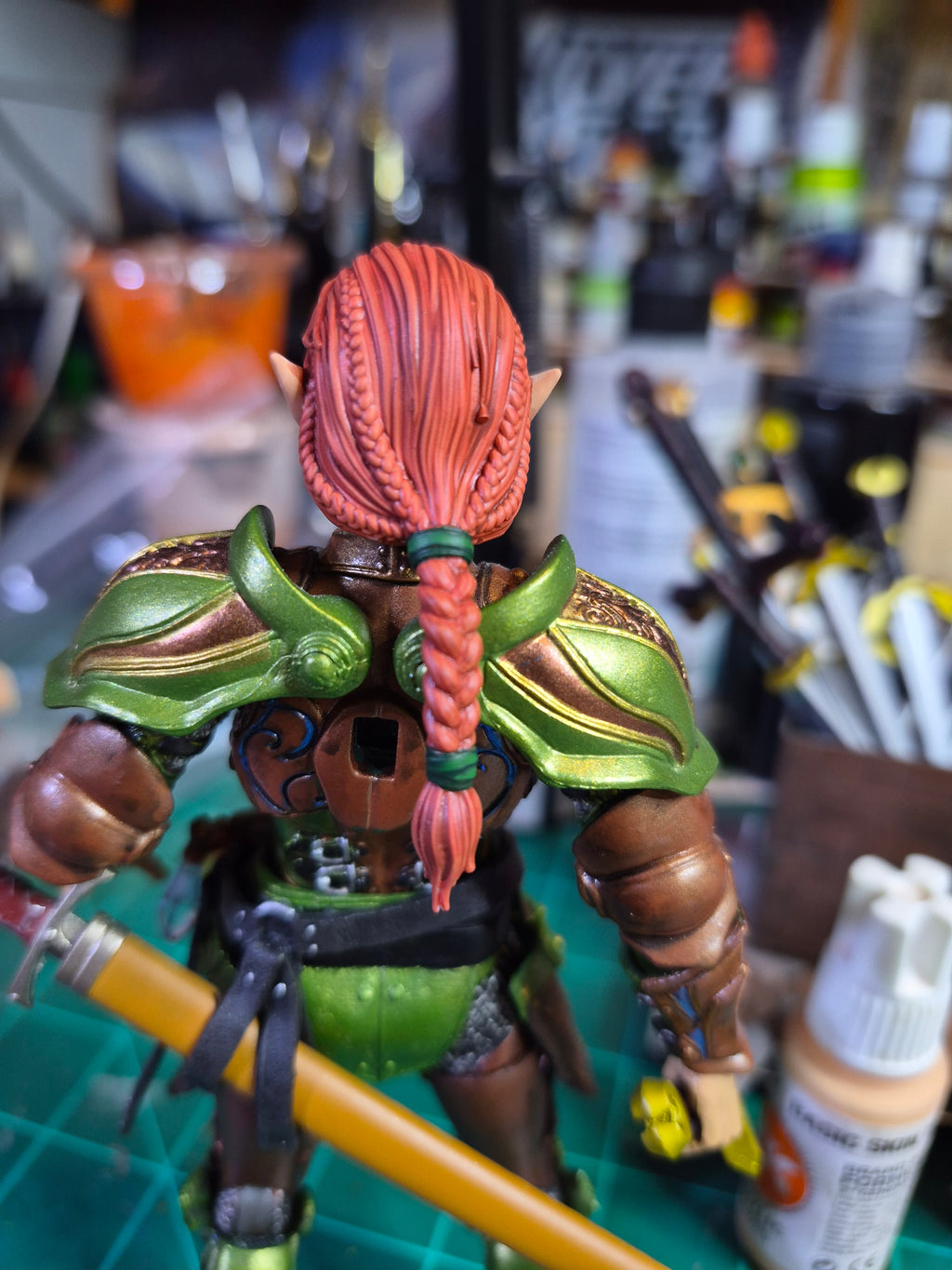 Redhead Male Elf head for Legions