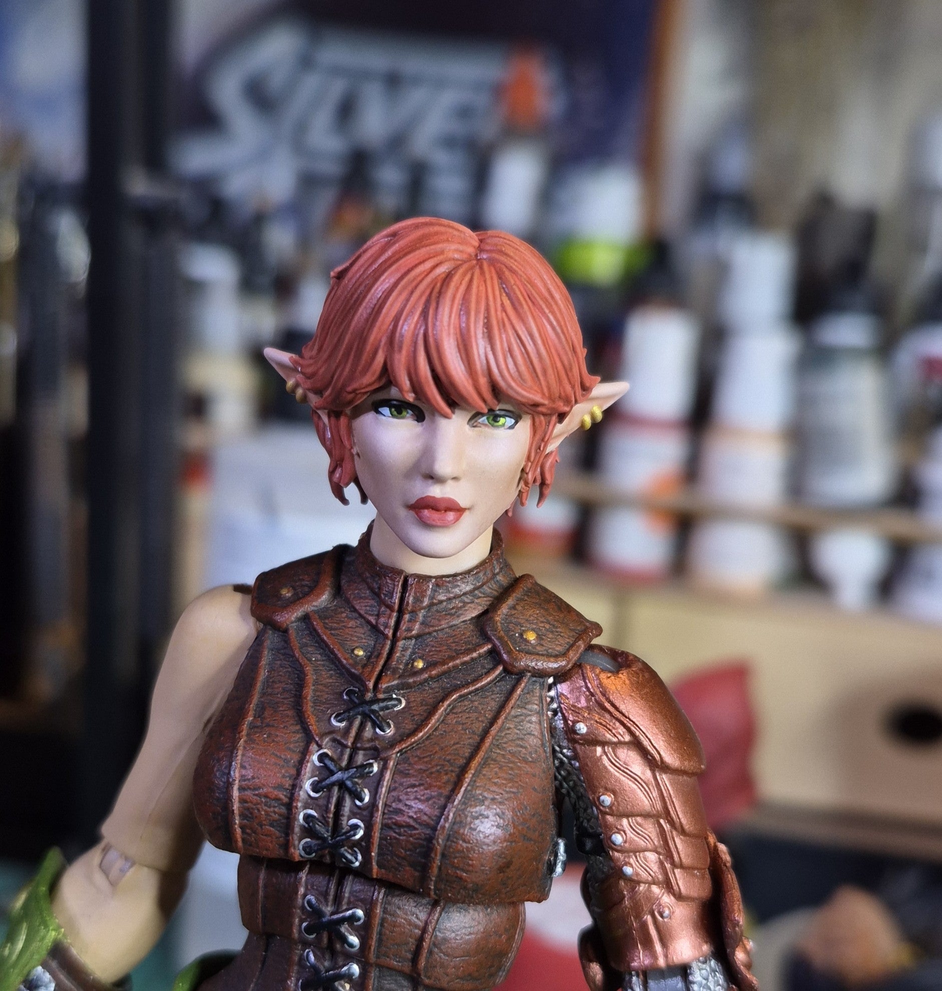 Redhead Female Elf head for Legions
