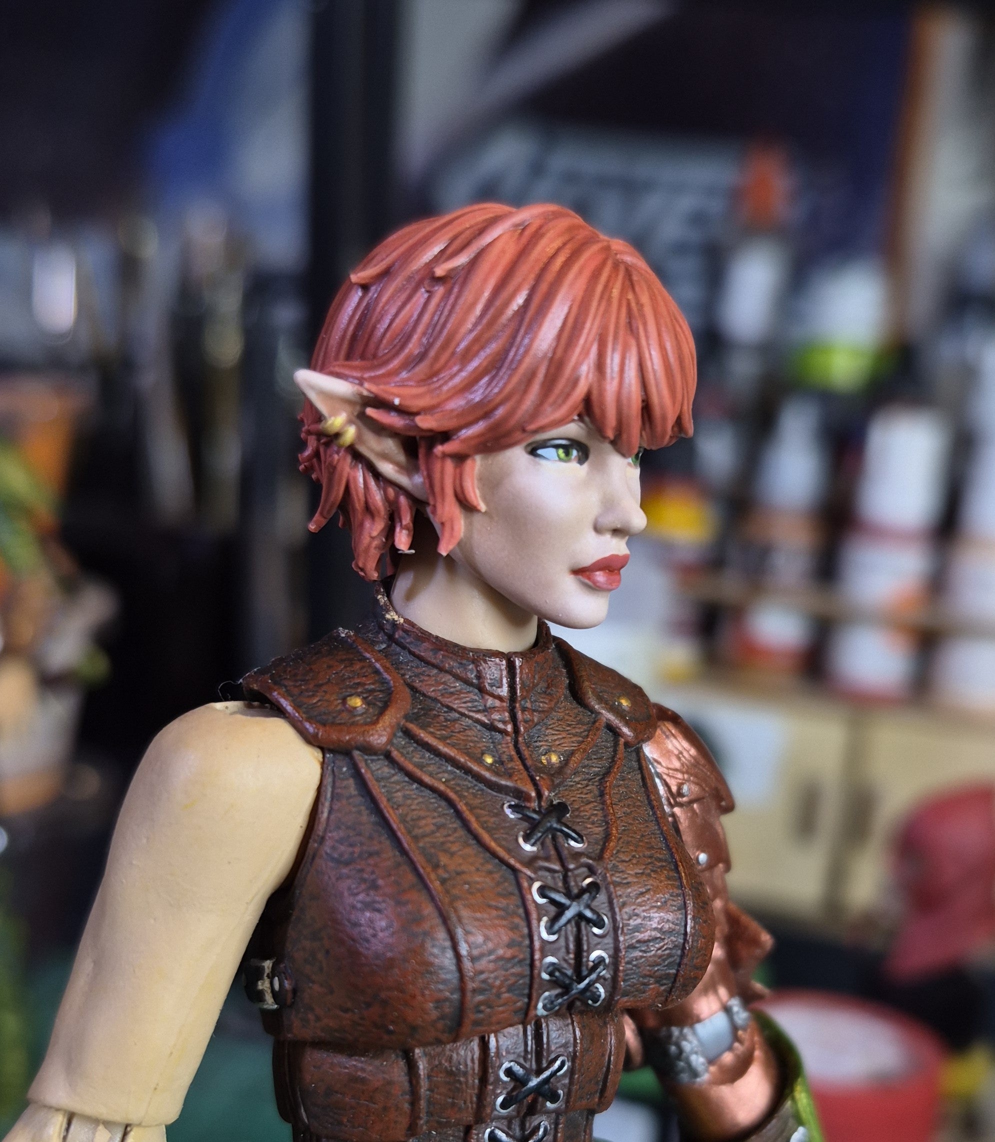 Redhead Female Elf head for Legions
