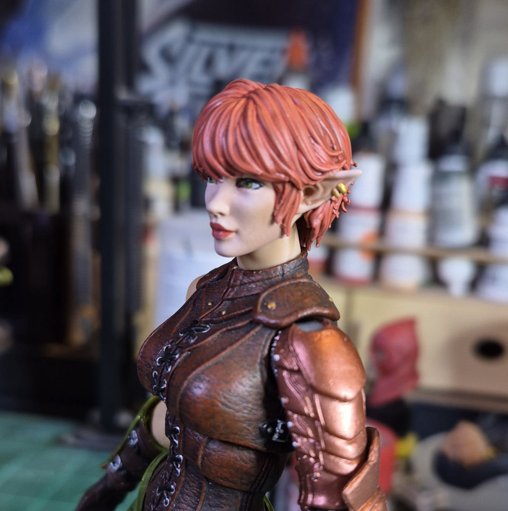 Redhead Female Elf head for Legions
