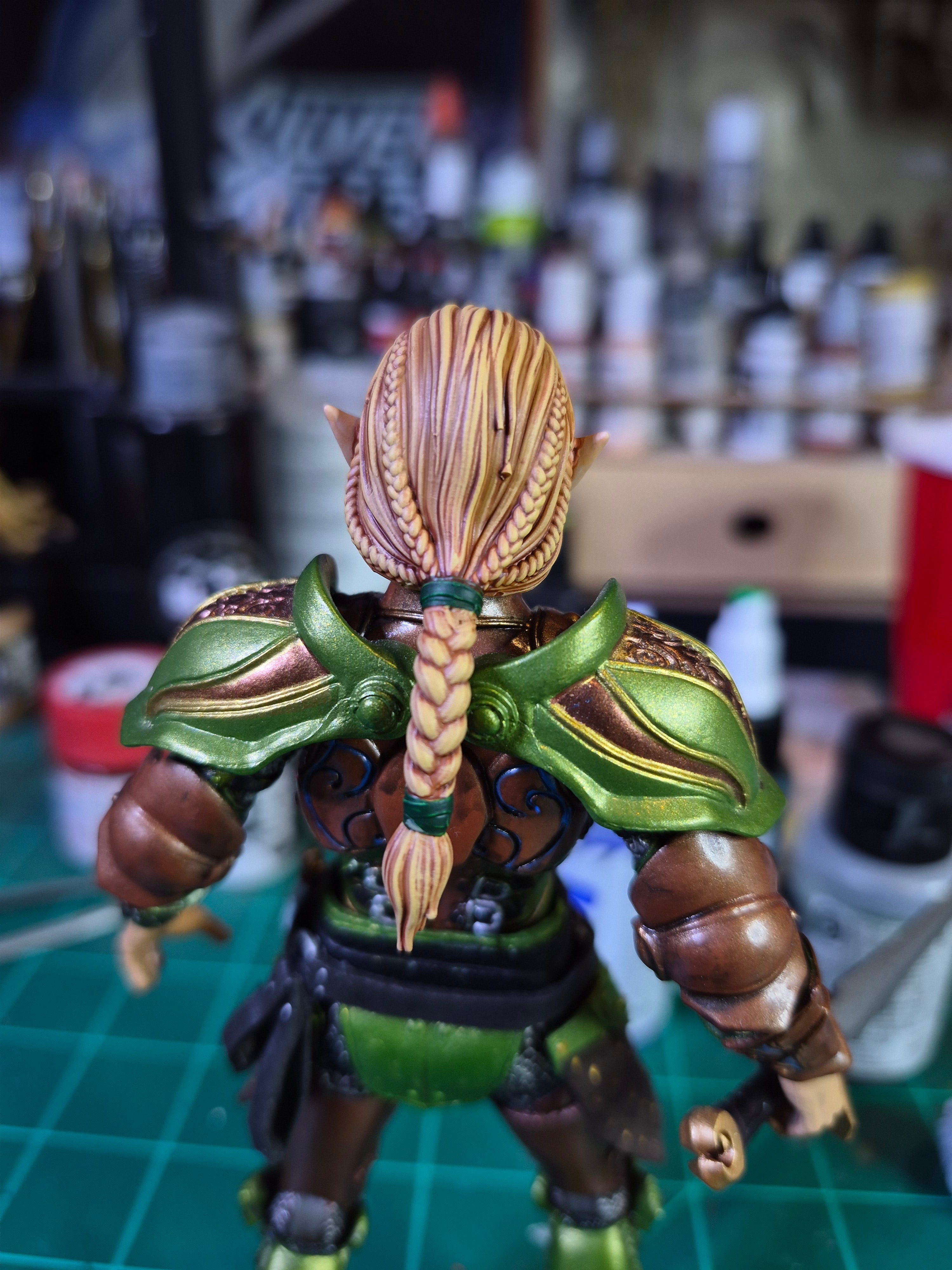 Blonde Male Elf Head for Legions